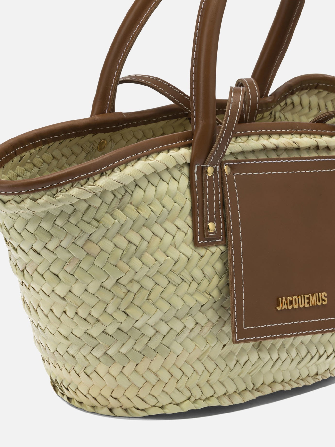 Medium bags 100% palm leaves - 100% leather  Beige - Jacquemus Women | PDP | VIETTI Online Store | Zoom-Modal_4
