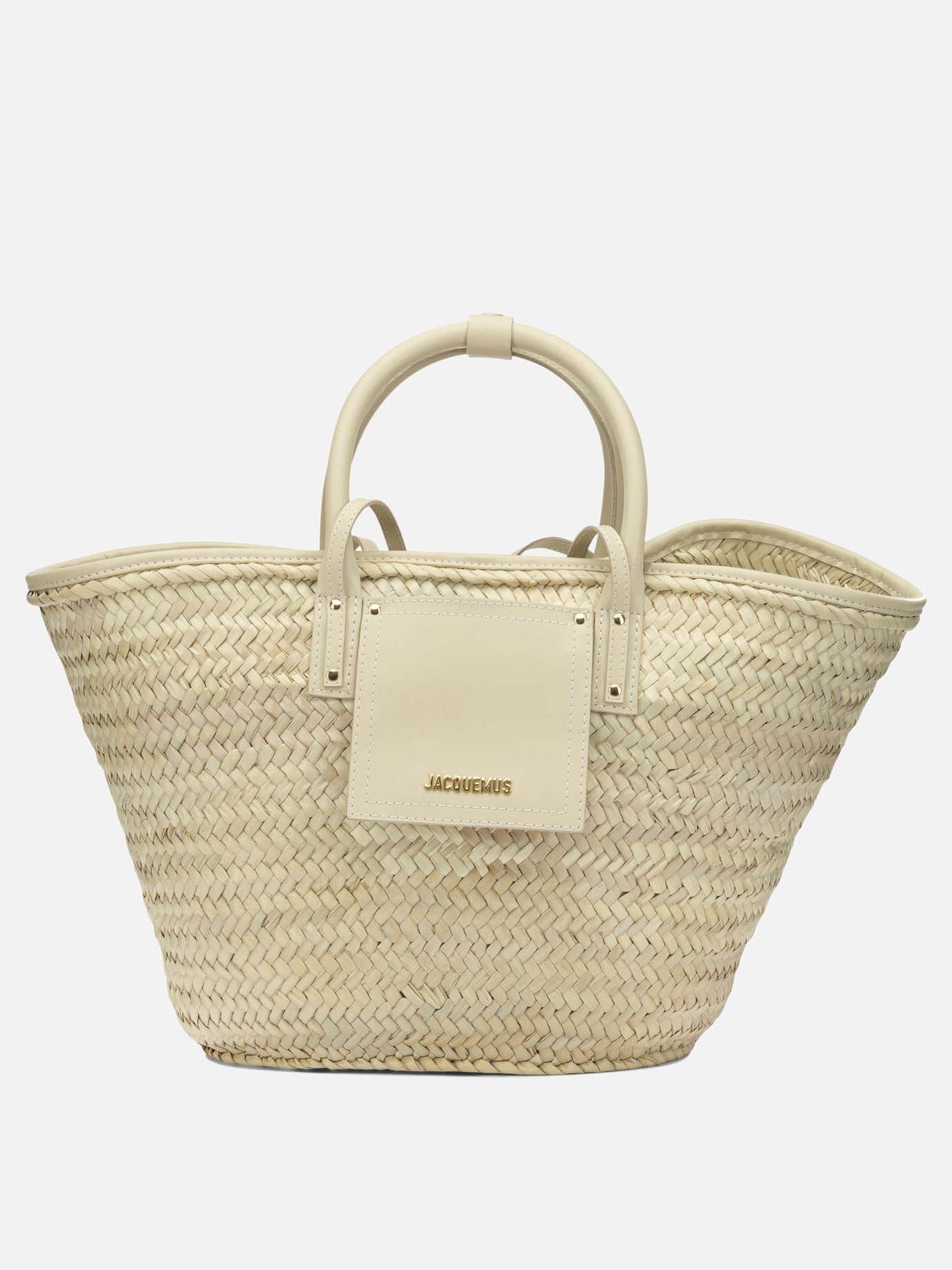 Medium bags 100% other fibers - Secondary fabric: 100% cow leather  Beige - Jacquemus Women | PDP | VIETTI Online Store | Zoom-Modal
