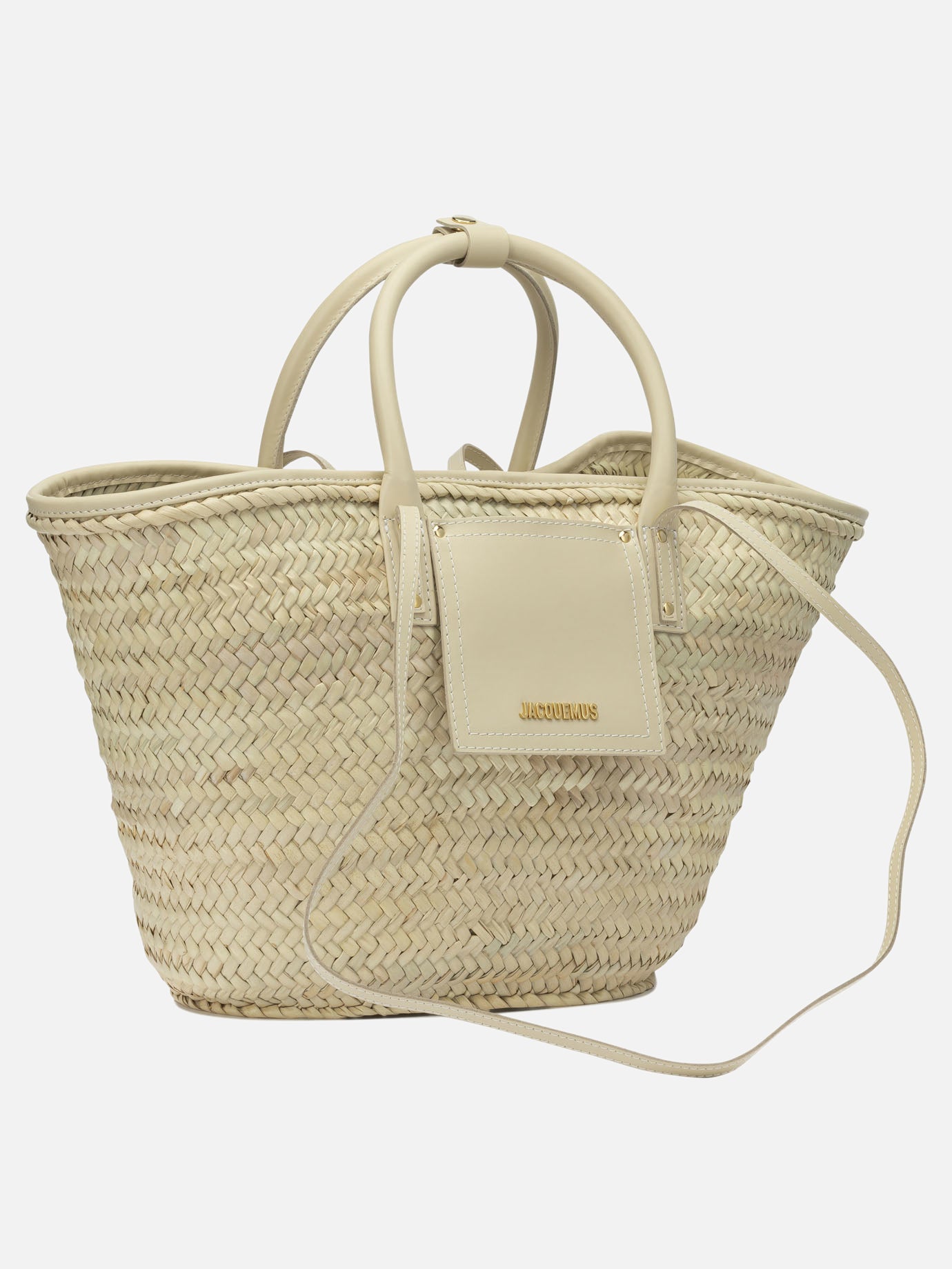 Medium bags 100% other fibers - Secondary fabric: 100% cow leather  Beige - Jacquemus Women | PDP | VIETTI Online Store | thumbnail_2
