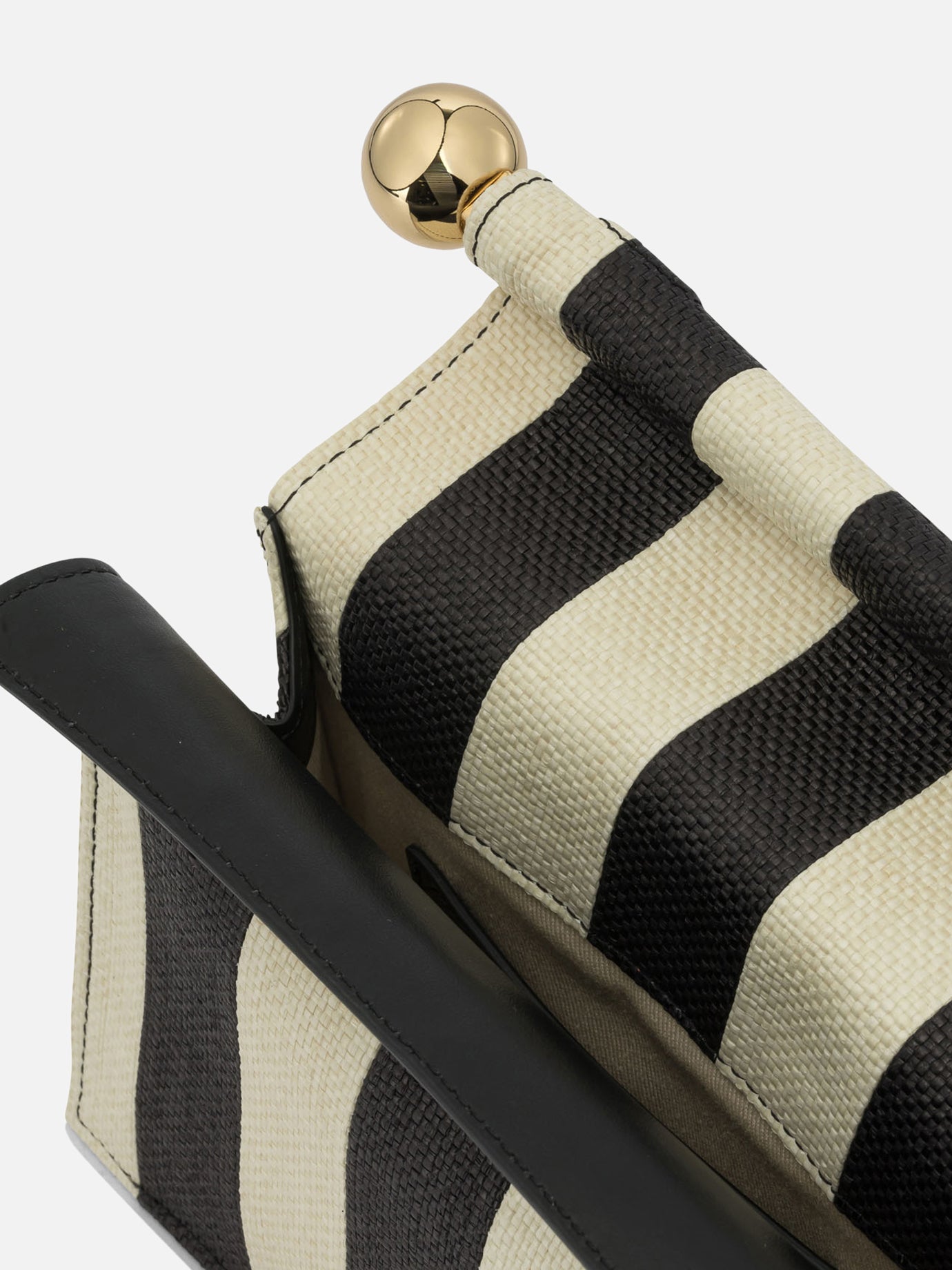 Pochette 100% polyamide - Secondary fabric: 100% cow leather - Lining: 100% cotton  Nero - Jacquemus Donna | PDP | VIETTI Online Store | thumbnail_5