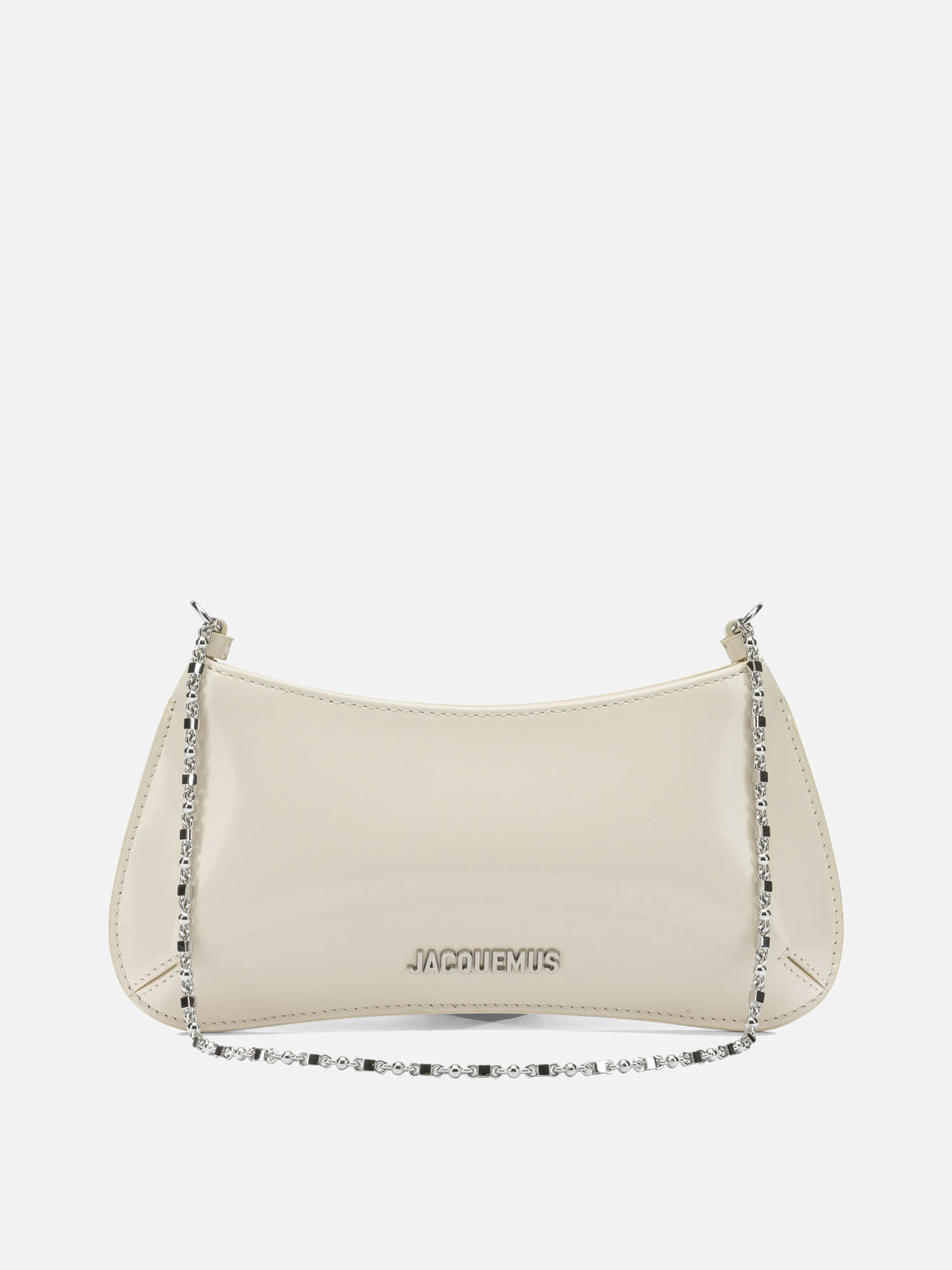 Jacquemus "Le Petit Bisou Chaine" small shoulder bag White