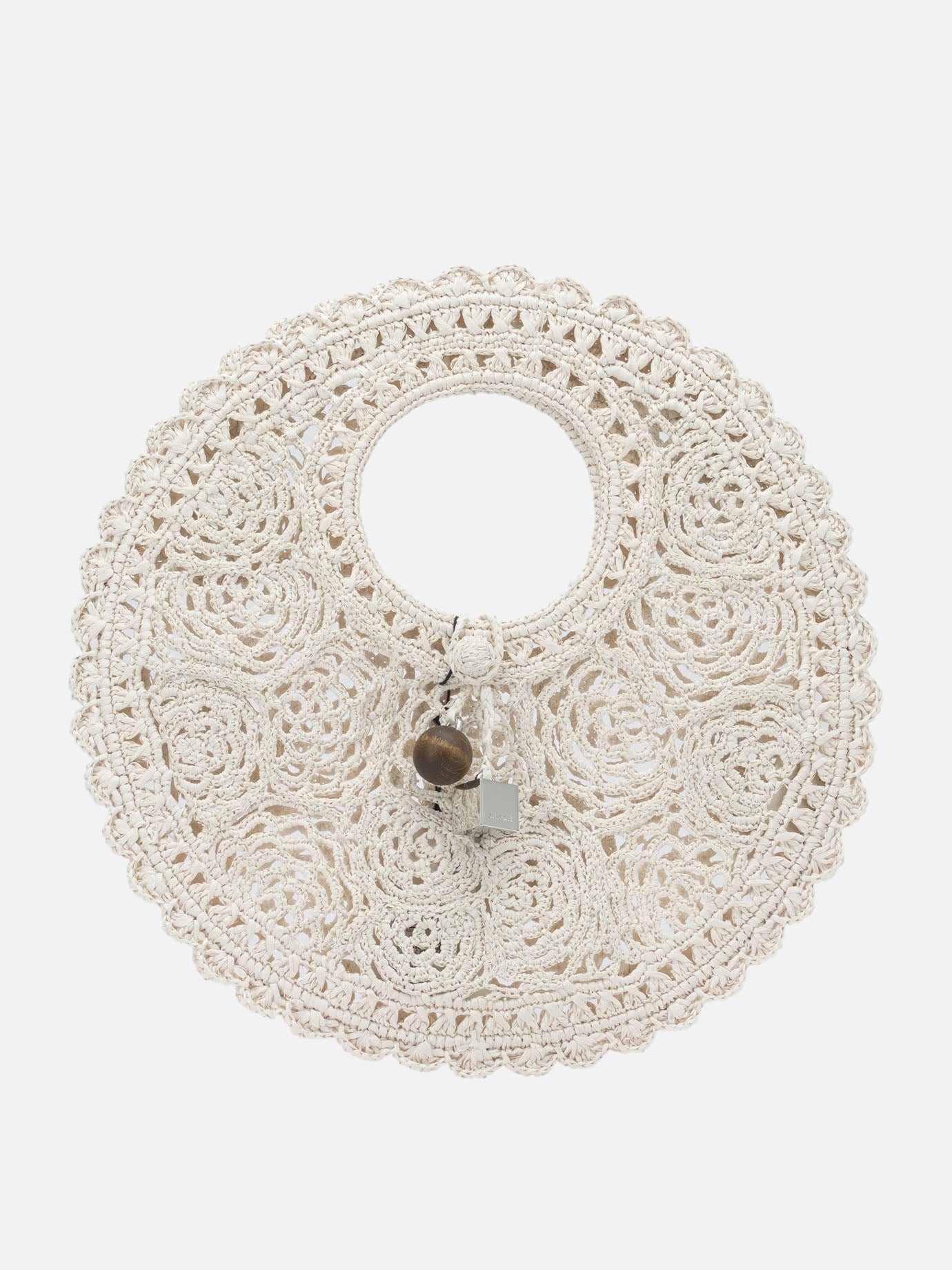 Medium bags 100% polyamide - Secondary fabric: 100% cow leather  White - Jacquemus Women | PDP | VIETTI Online Store | thumbnail