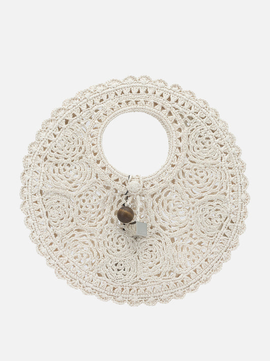 Medium bags 100% polyamide - Secondary fabric: 100% cow leather  White - Jacquemus Women | PLP | VIETTI Online Store 
