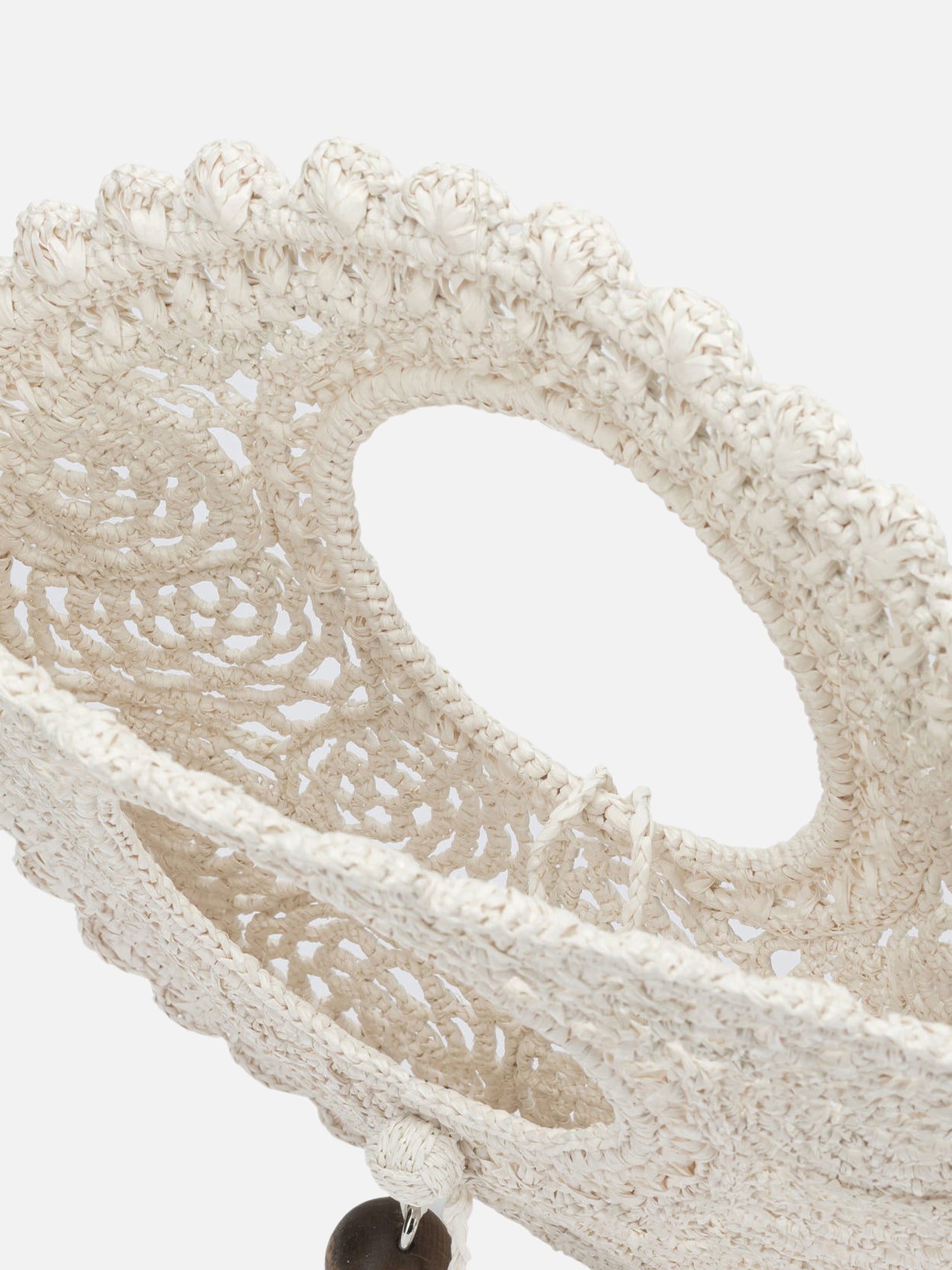 Medium bags 100% polyamide - Secondary fabric: 100% cow leather  White - Jacquemus Women | PDP | VIETTI Online Store | Zoom-Modal_5
