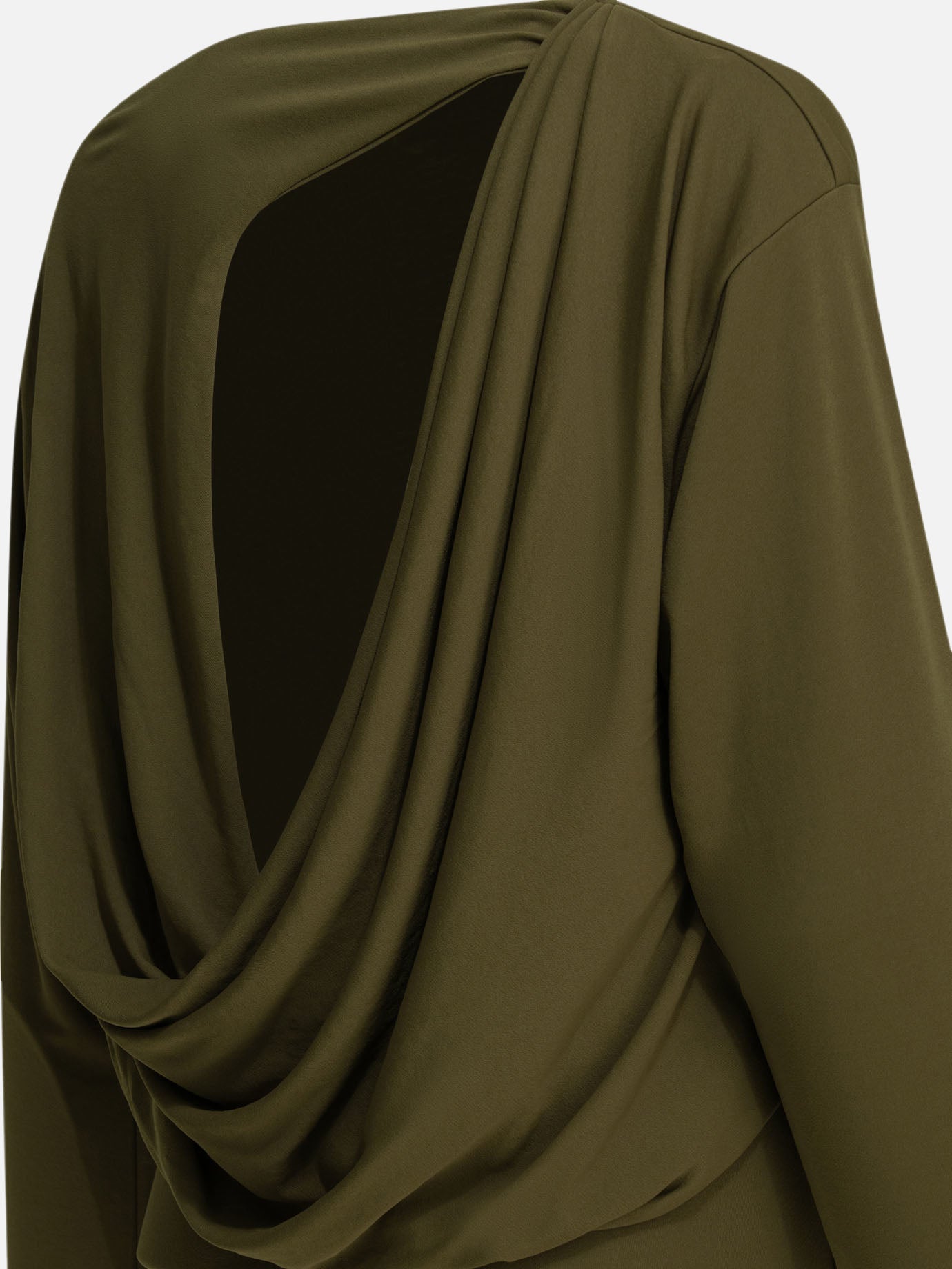 Mini dresses Solid colour  Green - Jacquemus Women | PDP | VIETTI Online Store | thumbnail_3