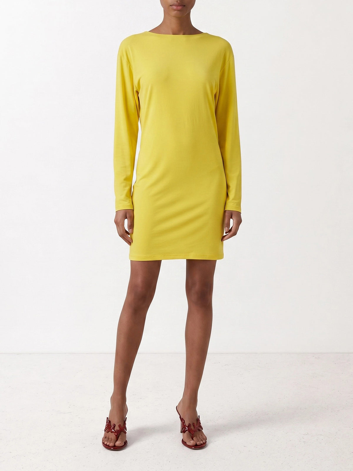 Jacquemus Abito corto "Mistral" Giallo - VIETTI