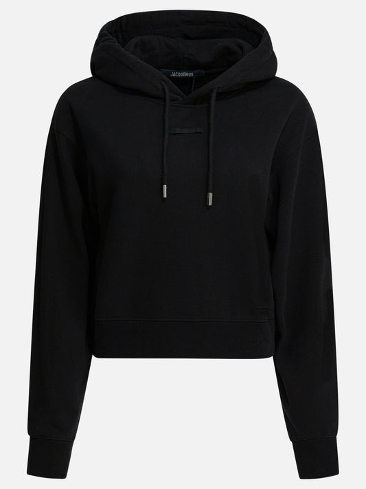 Hoodies Solid colour  Black - Jacquemus Women | PDP | VIETTI Online Store 
