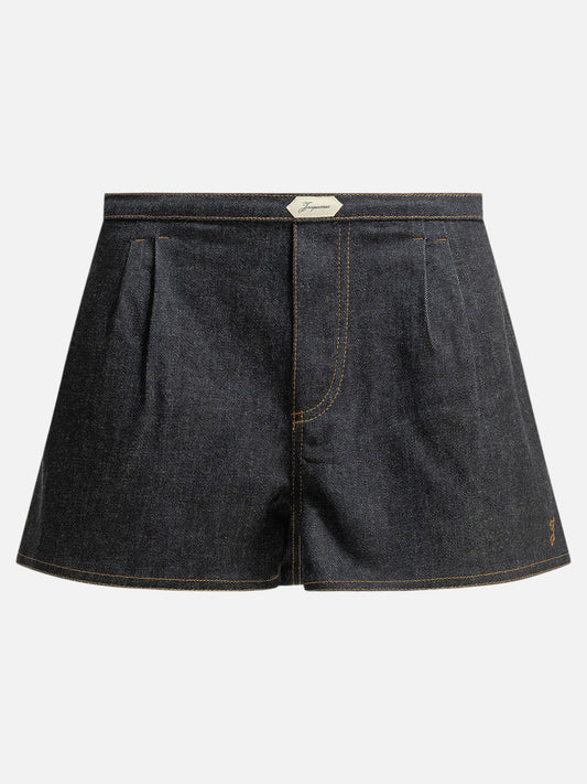Five pockets shorts Solid colour  Blue - Jacquemus Women | PLP | VIETTI Online Store 
