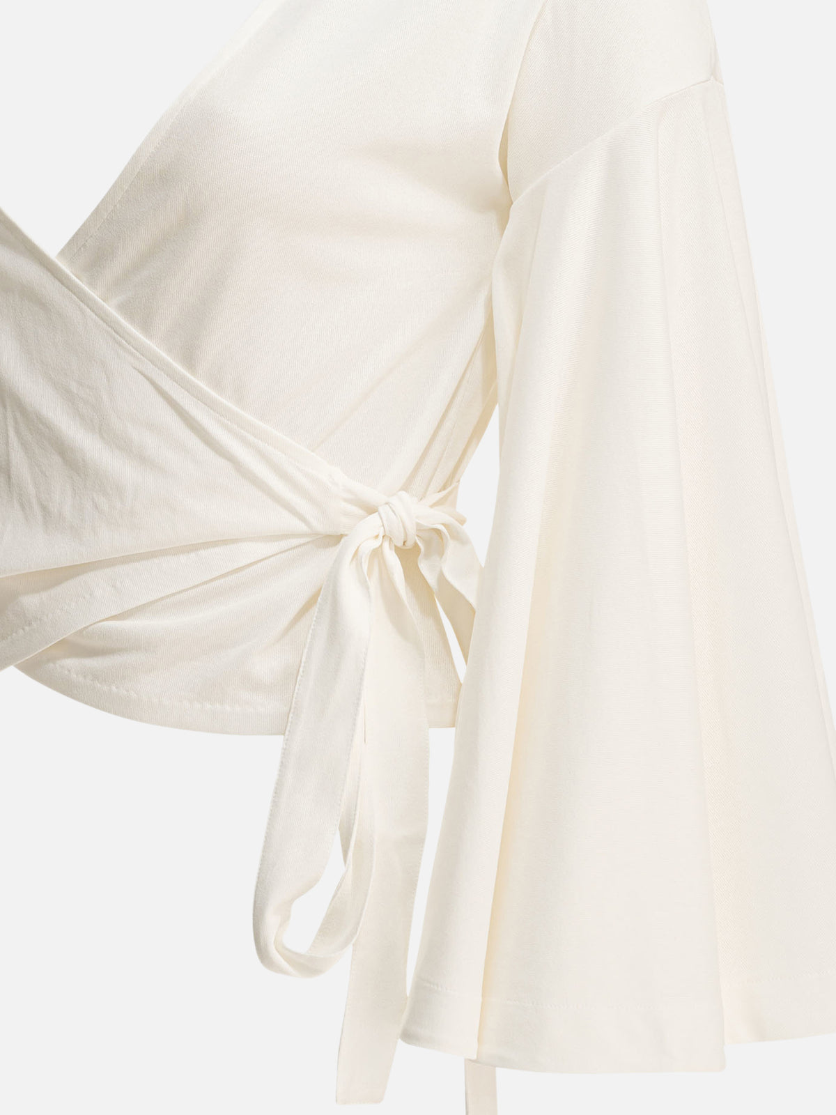 Jacquemus Casual wrap-around top White