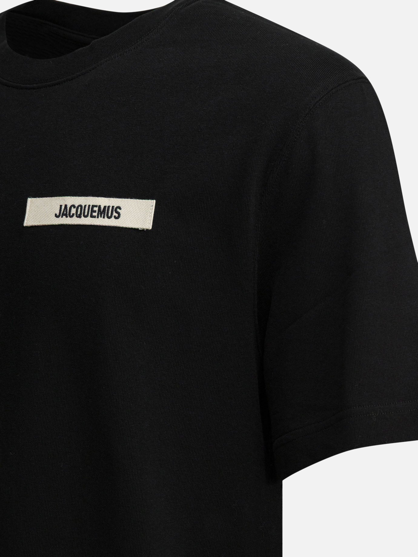 Crewneck t-shirts Logo  Black - Jacquemus Men | PDP | VIETTI Online Store | Zoom-Modal_4
