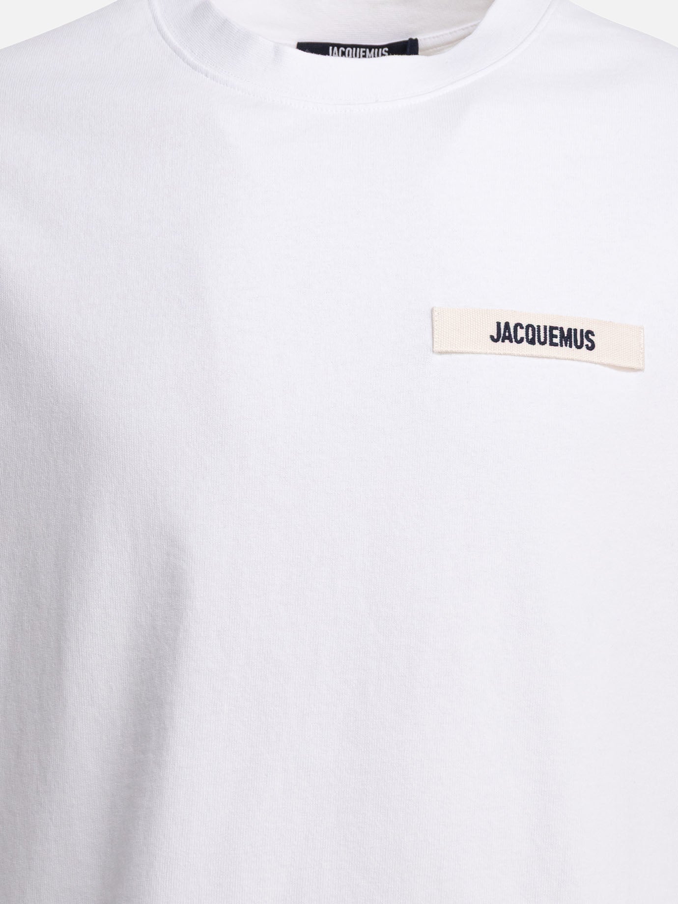 T-shirt girocollo Logo  Bianco - Jacquemus Uomo | PDP | VIETTI Online Store | Zoom-Modal_3
