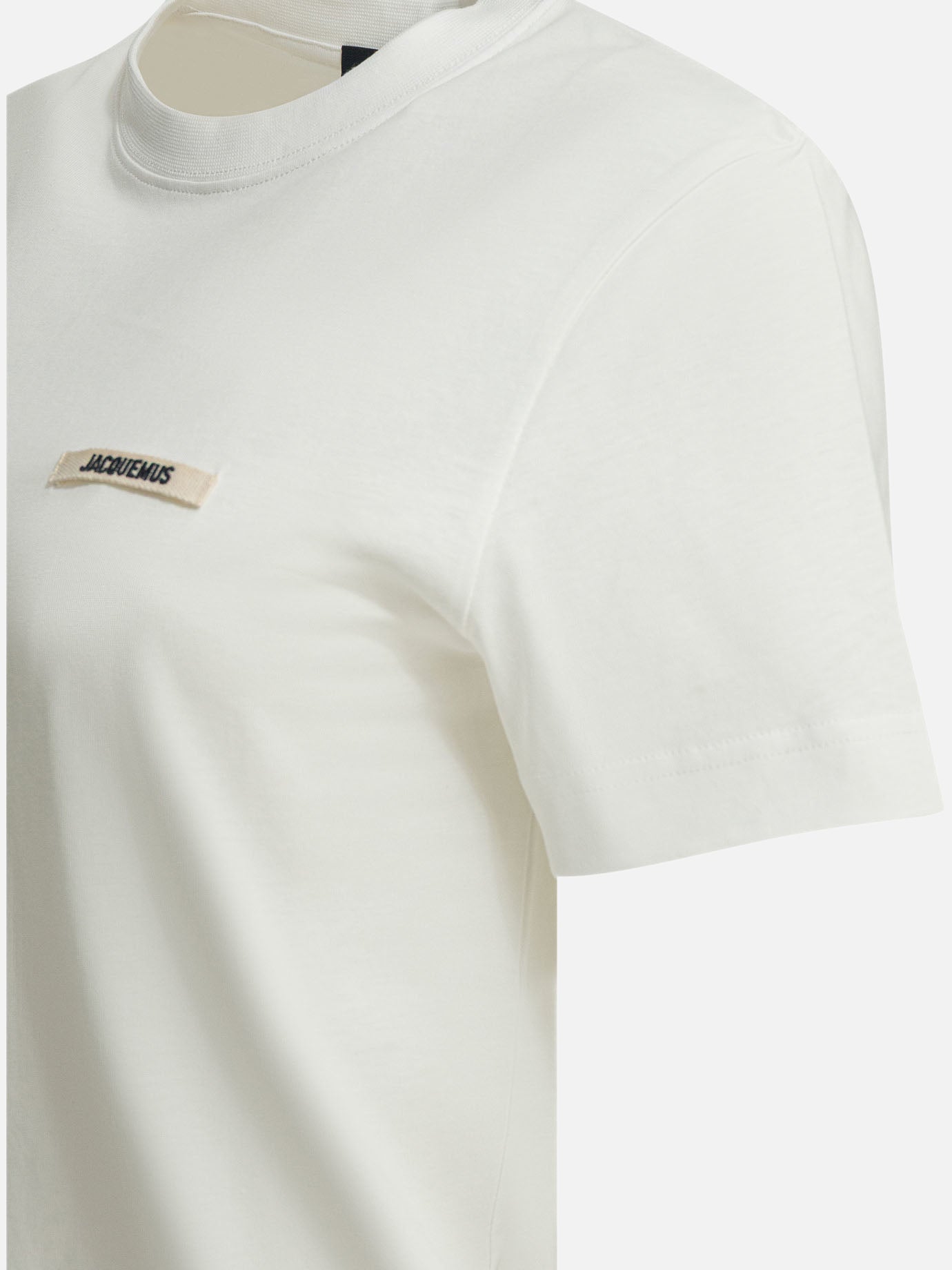 Crewneck t-shirts Logo  White - Jacquemus Women | PDP | VIETTI Online Store | Zoom-Modal_4
