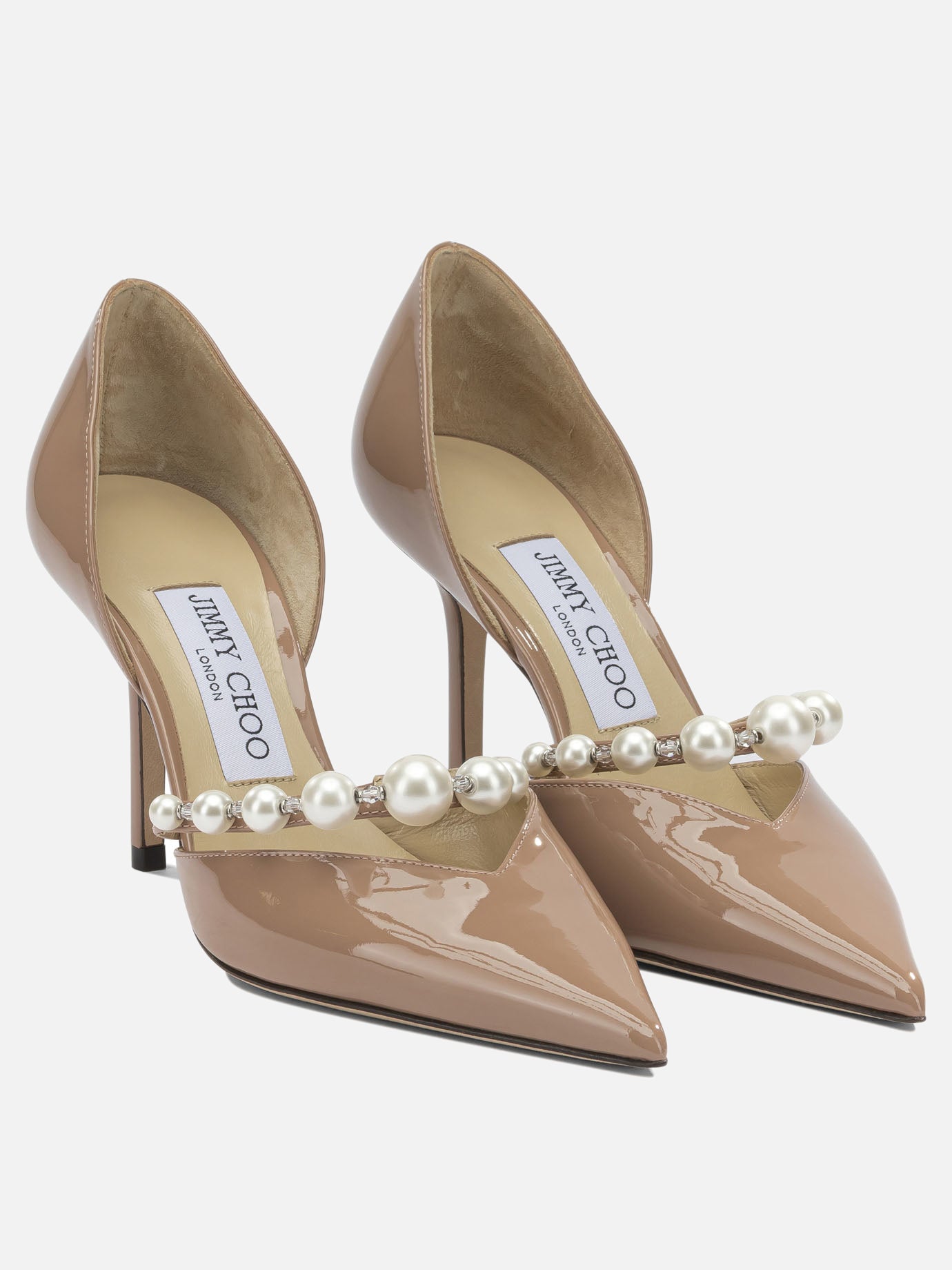 Pumps 85% leather 5% salpa 5% plastic 5% metal - 100% calf  Pink - Jimmy Choo Women | PDP | VIETTI Online Store | thumbnail_2