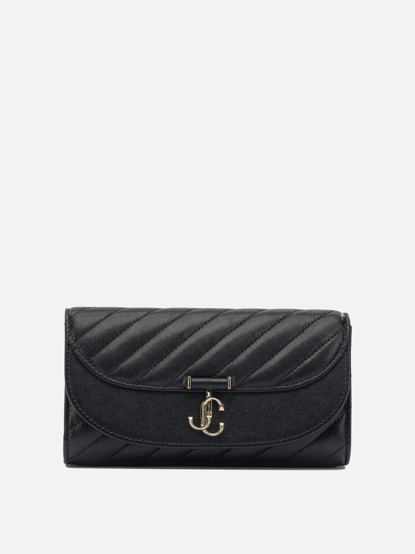 Wallets 75% lamb 25% brass  Black - Jimmy Choo Women | PDP | VIETTI Online Store | thumbnail