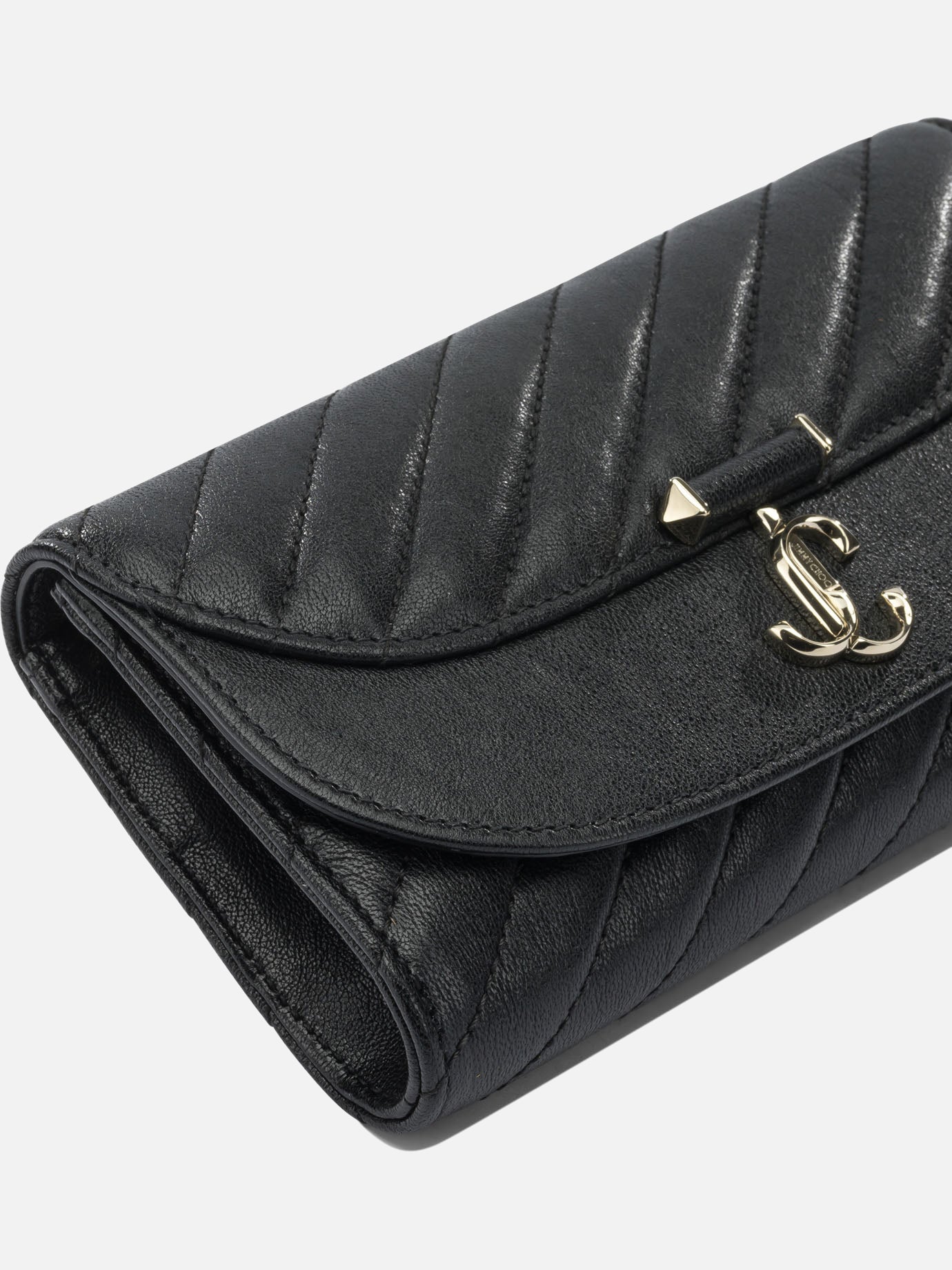Wallets 75% lamb 25% brass  Black - Jimmy Choo Women | PDP | VIETTI Online Store | thumbnail_4