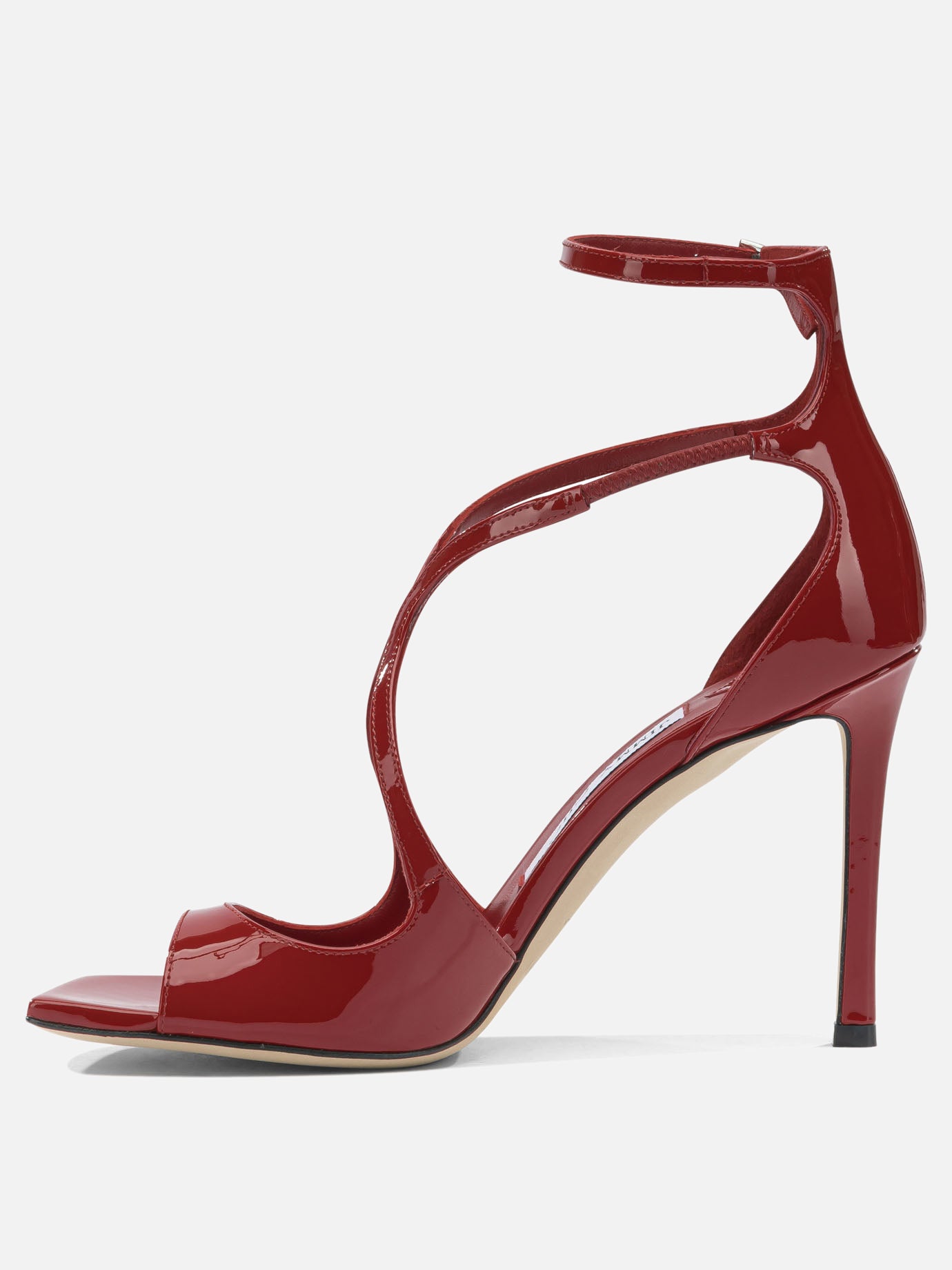 Sandali con tacco 85% leather 5% salpa 5% plastic 5% metal - 100% calf  Rosso - Jimmy Choo Donna | PDP | VIETTI Online Store | thumbnail_3