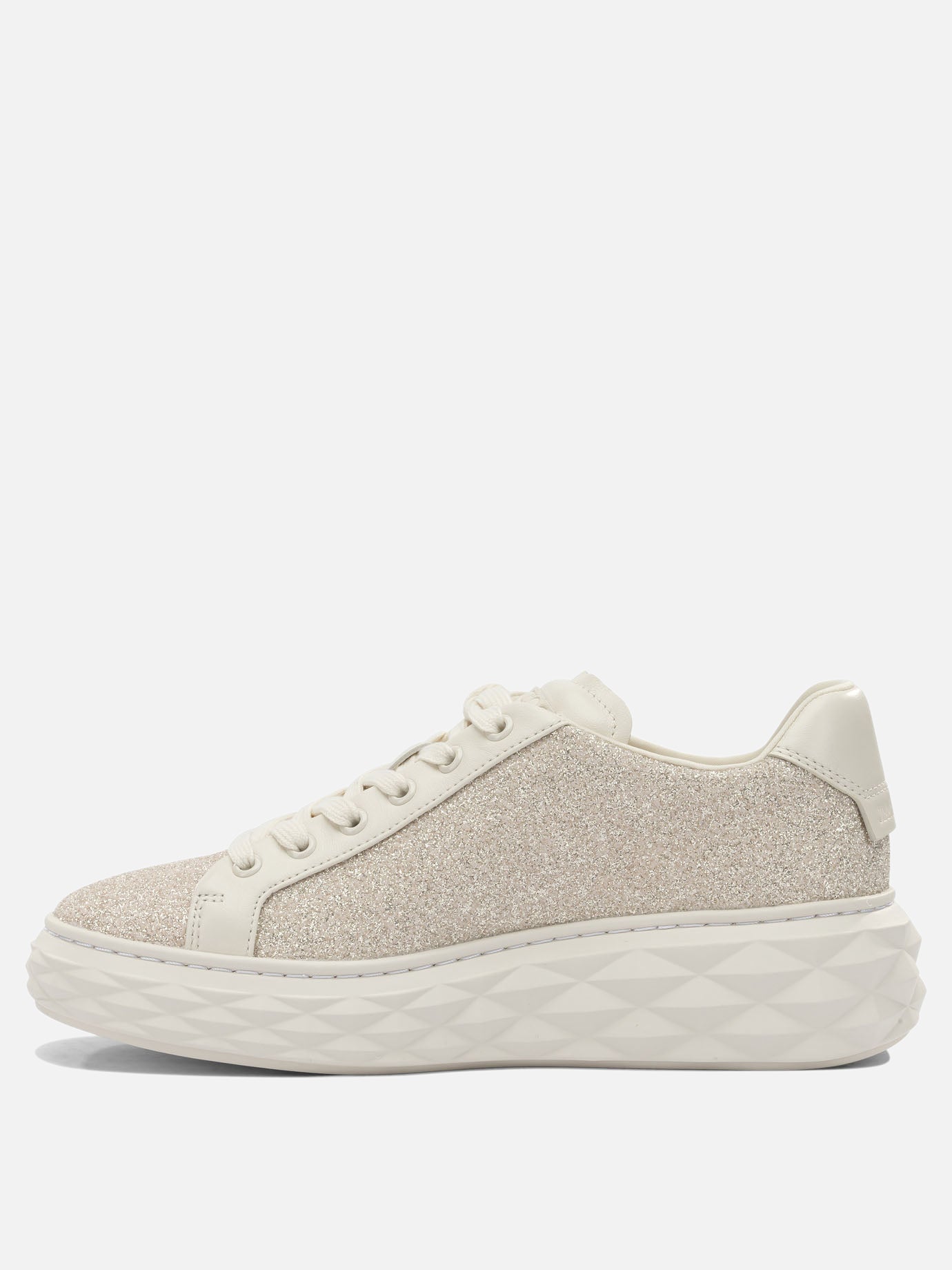 Low top sneakers 70% leather 24% textile 5% metal 1% rubber - 100% rubber  Gold - Jimmy Choo Women | PDP | VIETTI Online Store | Zoom-Modal_3

