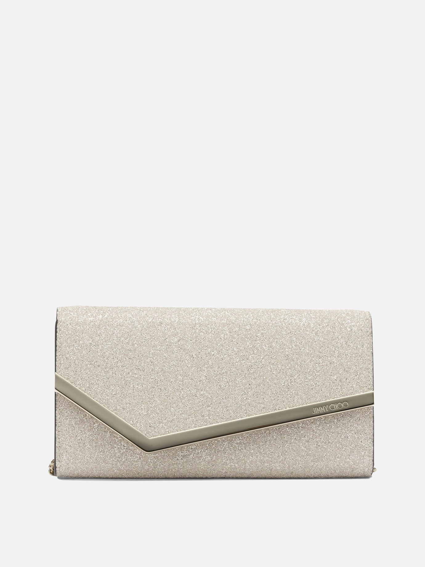 Pochette 55% calf 35% lamb 10% brass  Oro - Jimmy Choo Donna | PDP | VIETTI Online Store | Zoom-Modal
