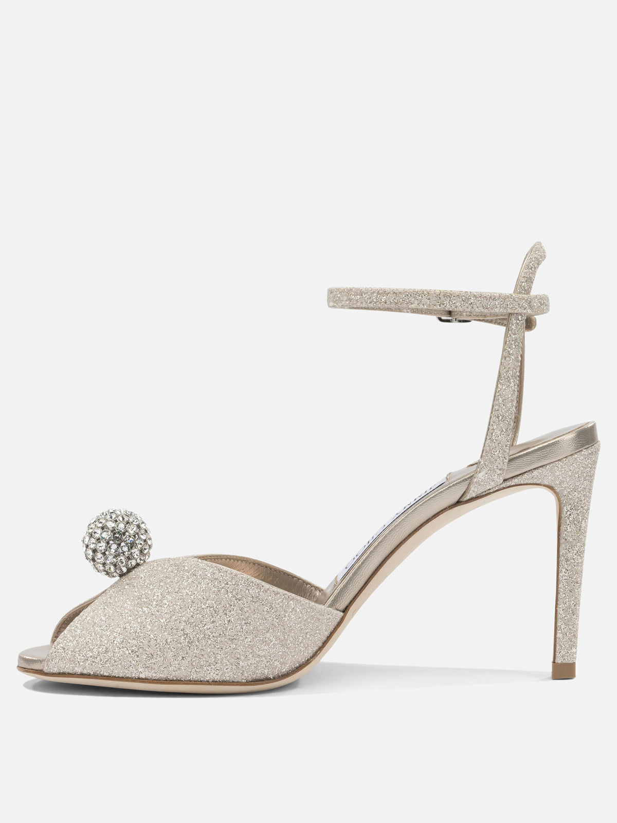 Jimmy Choo "Sacora 85mm" heeled sandals Gold - VIETTI