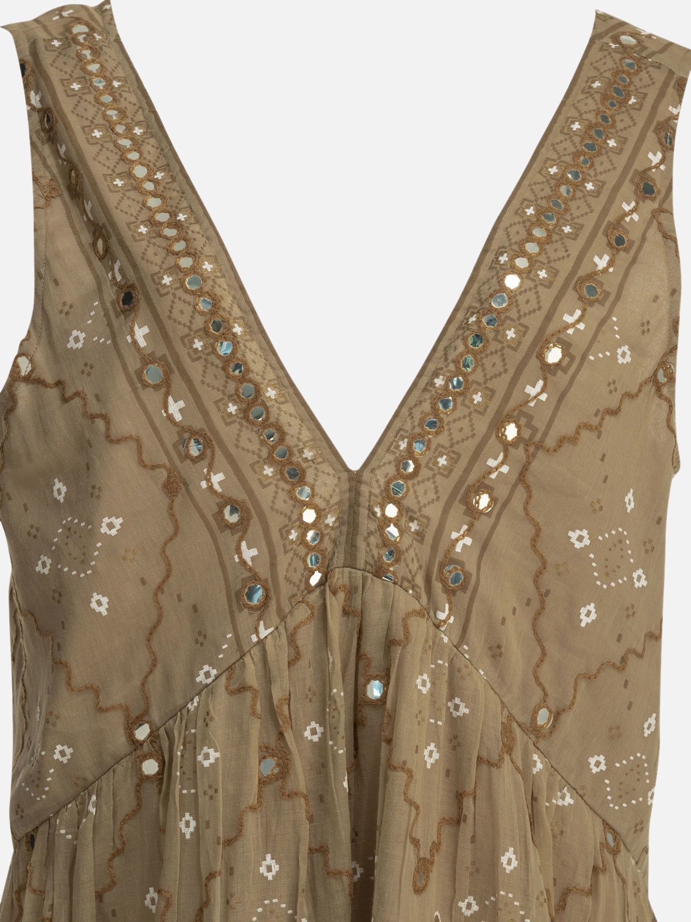 juliet dunn dress Juliet Dunn Short A-line dress Brown - Women