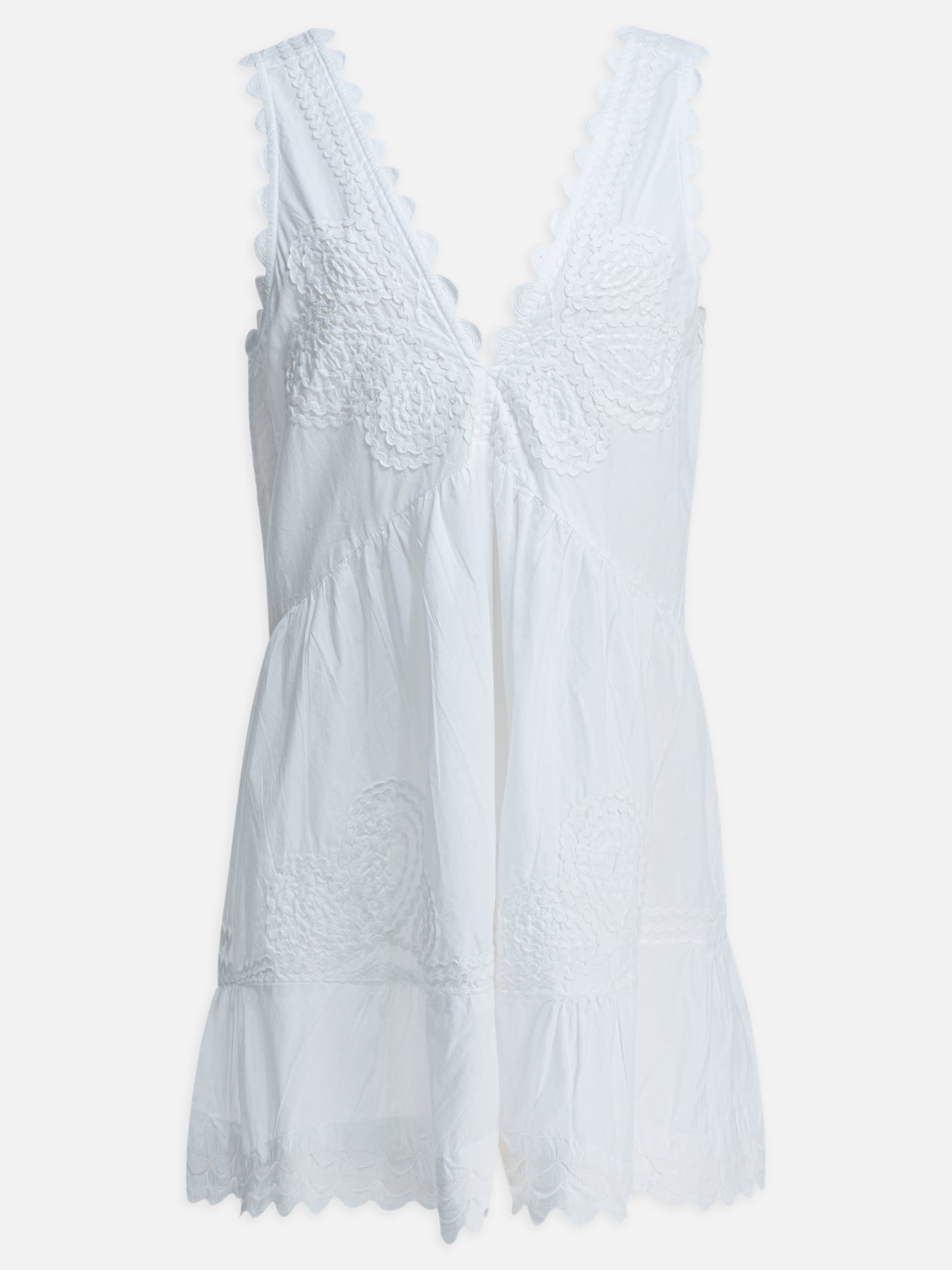 Mini dresses Embroidered  White - Juliet Dunn Women | PDP | VIETTI Online Store | Zoom-Modal
