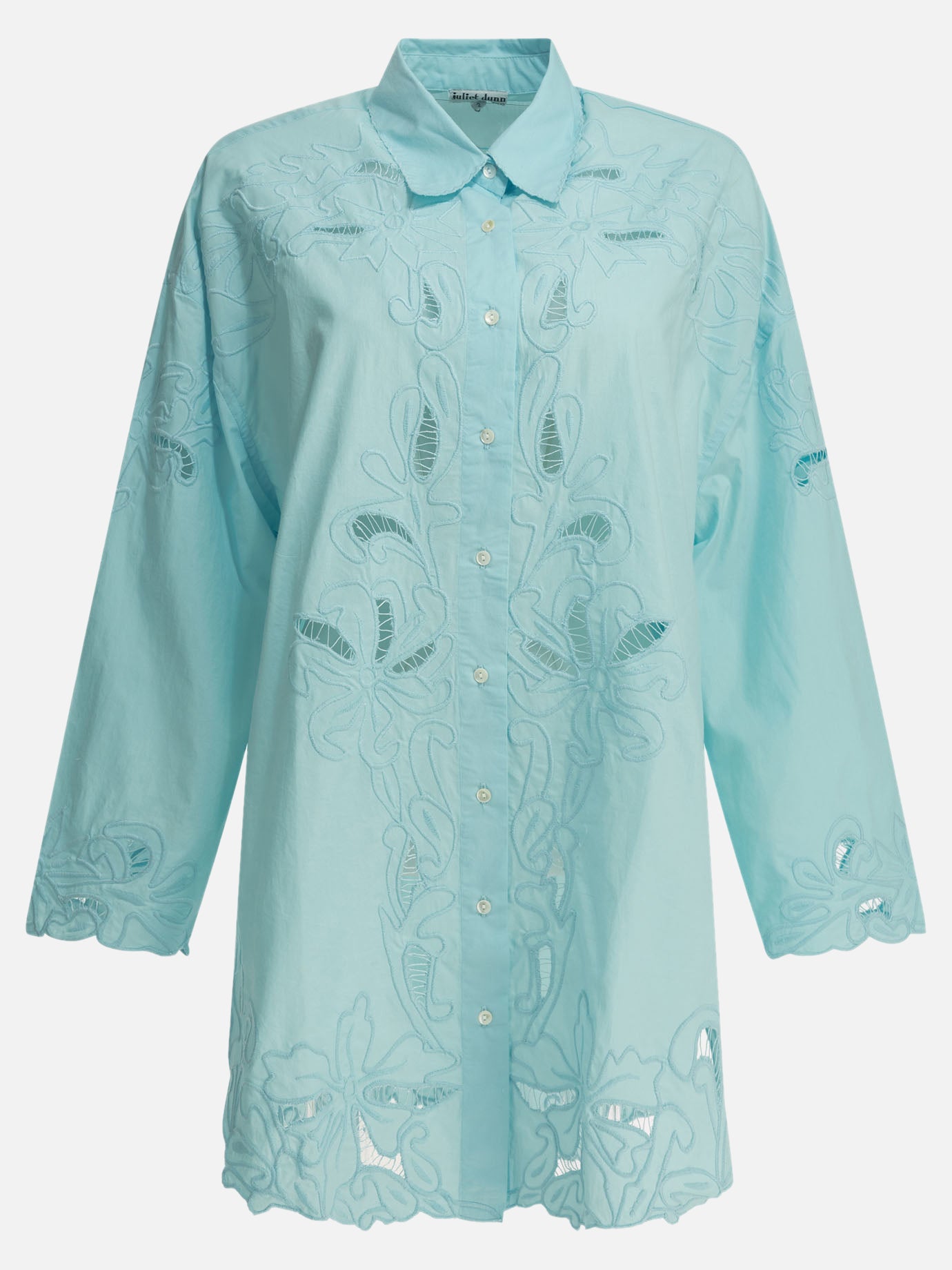 Casual shirts Embroidered  Light blue - Juliet Dunn Women | PDP | VIETTI Online Store | thumbnail