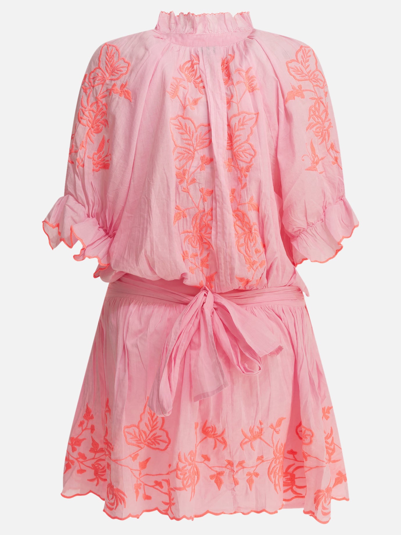 Mini dresses Embroidered  Pink - Juliet Dunn Women | PDP | VIETTI Online Store | Zoom-Modal_2
