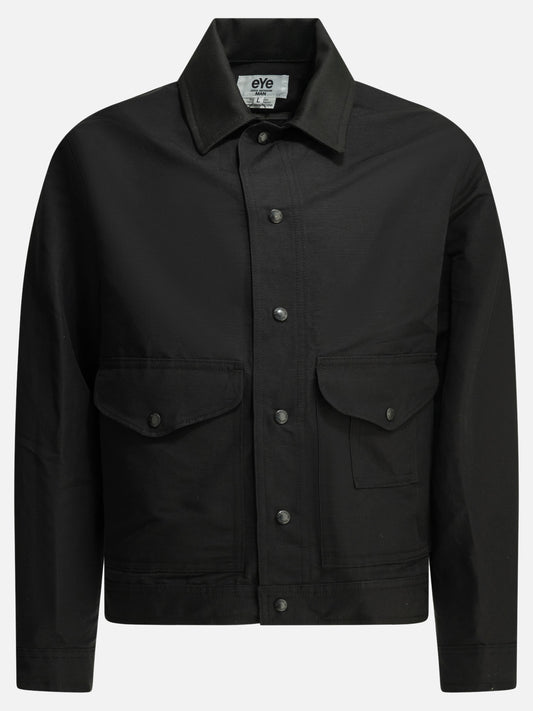 Overshirt jackets Solid colour  Black - Junya Watanabe MAN Men | PDP | VIETTI Online Store 
