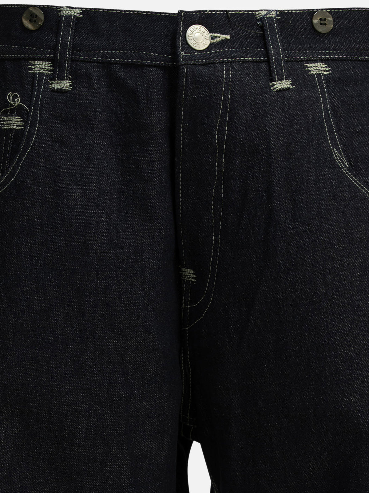 Junya Watanabe MAN Junya Watanabe MAN x Levi's® 5-Pocket Workwear Jeans Wide Leg Jeans Blue - VIETTI