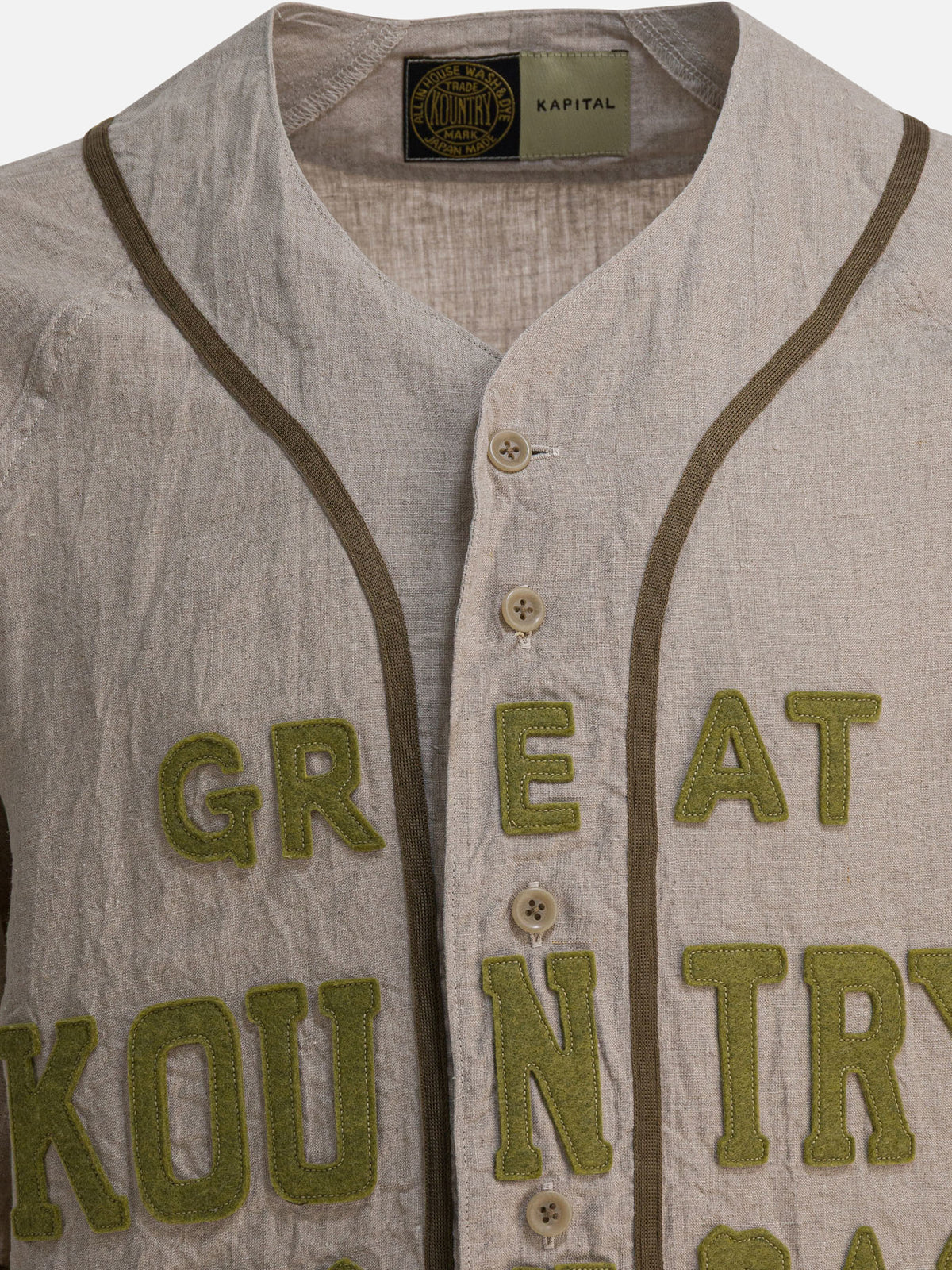 KAPITAL "Great Kountry" Casual Shirt Beige - VIETTI