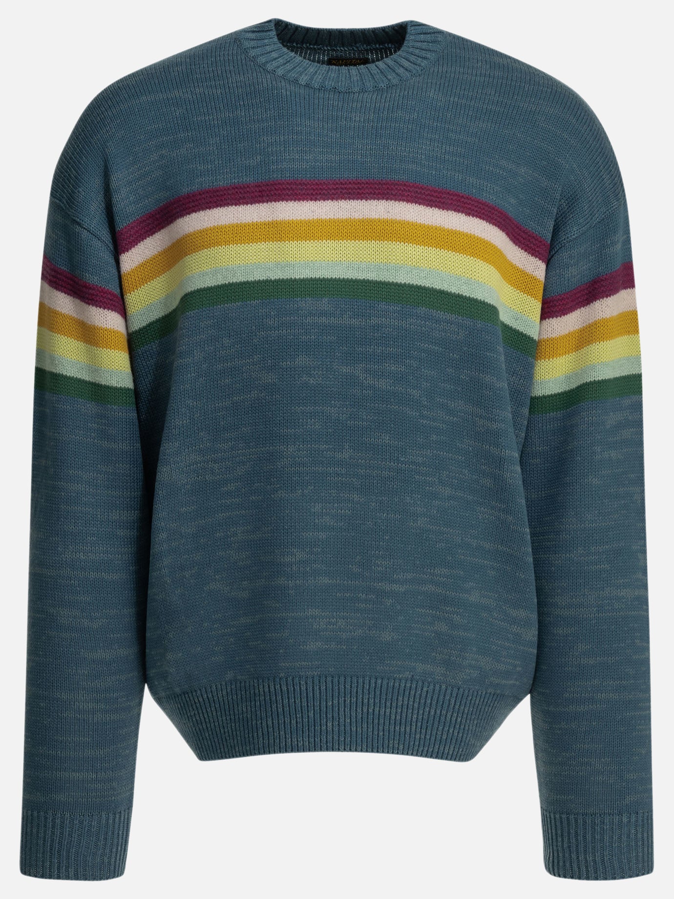 Crewneck sweaters Striped  Blue - KAPITAL Men | PDP | VIETTI Online Store | Zoom-Modal
