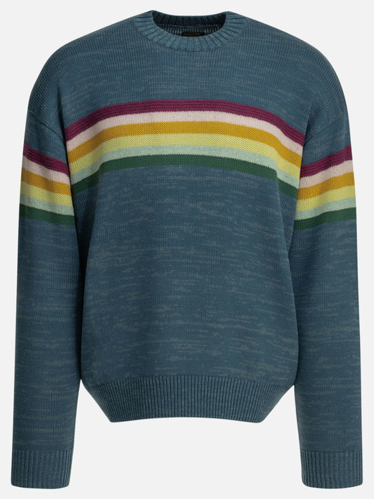 Crewneck sweaters Striped  Blue - KAPITAL Men | PLP | VIETTI Online Store 
