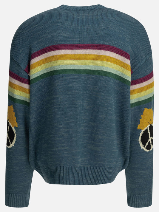 Crewneck sweaters Striped  Blue - KAPITAL Men | PLP | VIETTI Online Store | 2
