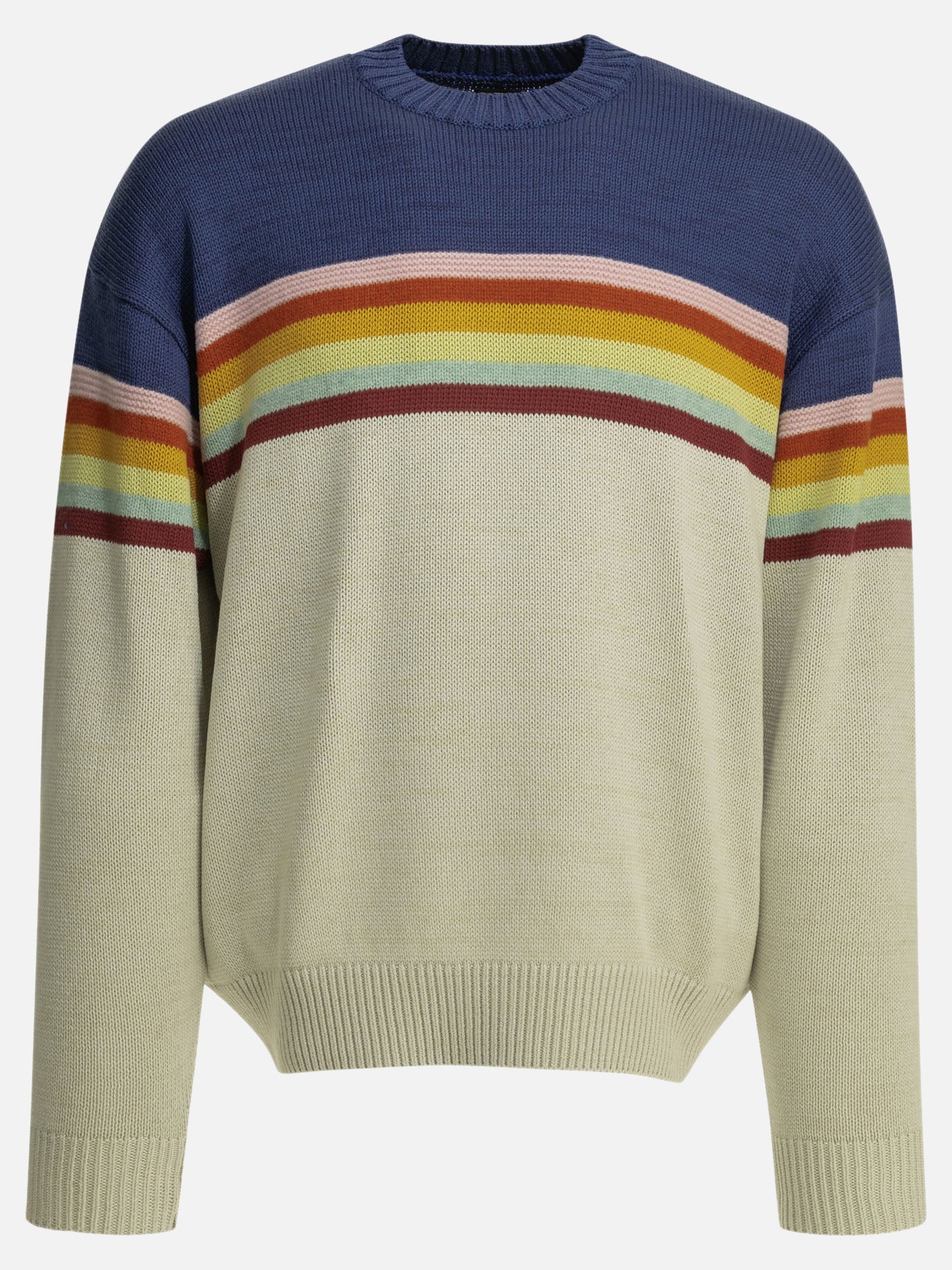 Crewneck sweaters Striped  Purple - KAPITAL Men | PDP | VIETTI Online Store | Zoom-Modal
