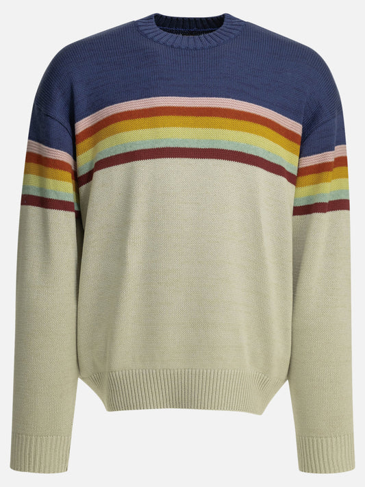 Crewneck sweaters Striped  Purple - KAPITAL Men | PDP | VIETTI Online Store 
