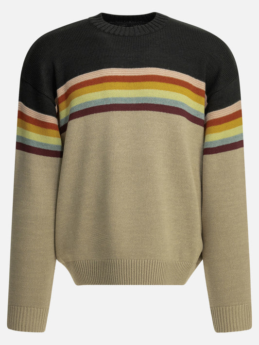 Crewneck sweaters Striped  Blue - KAPITAL Men | PDP | VIETTI Online Store 

