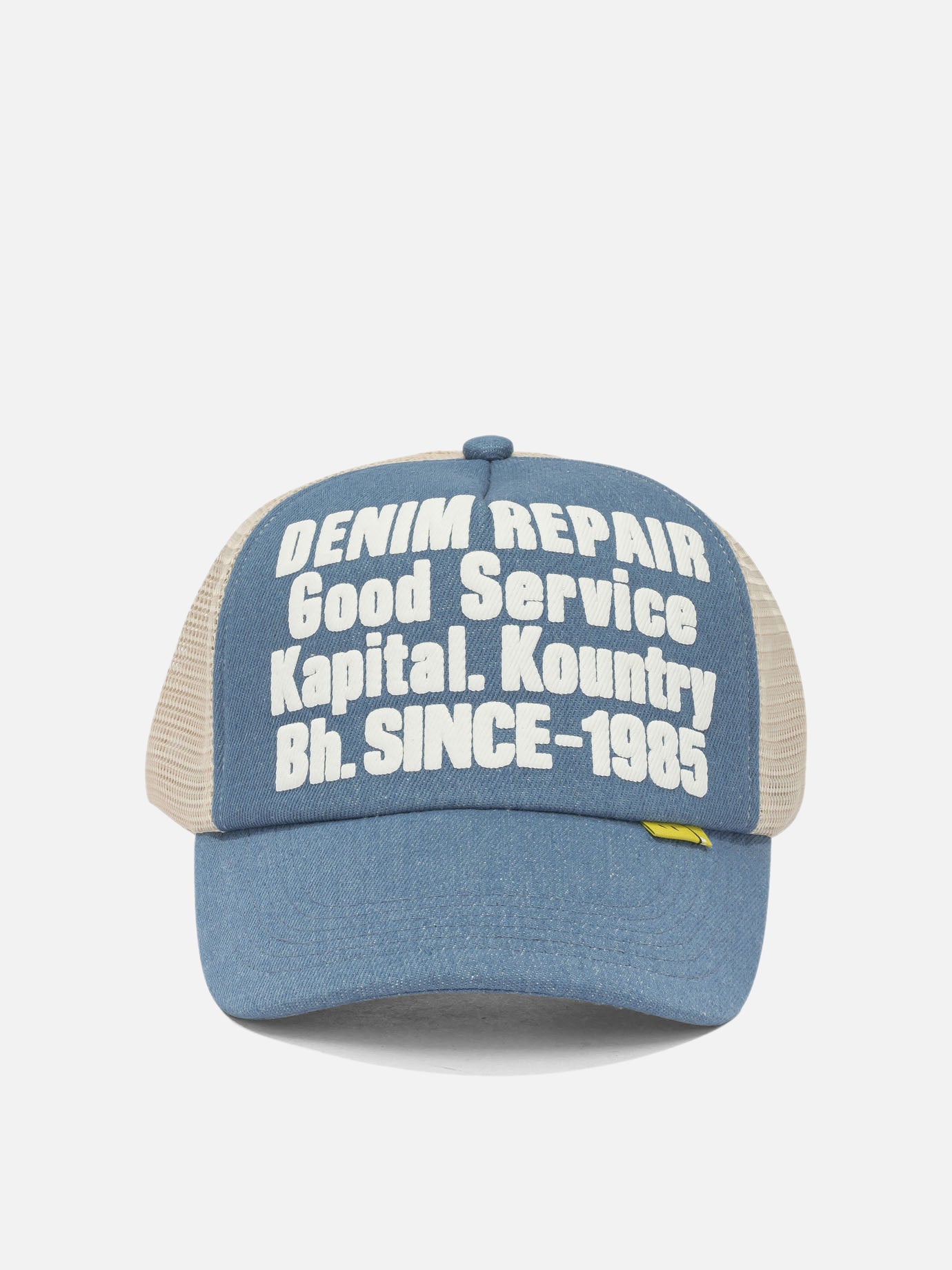 Trucker caps Logo  Beige - KAPITAL Men | PDP | VIETTI Online Store | Zoom-Modal
