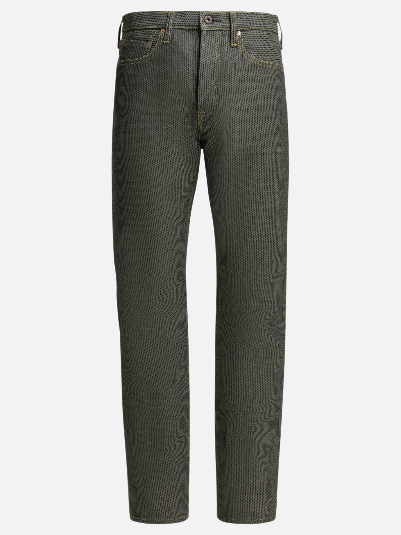 Straight-leg jeans Solid colour  Grey - KAPITAL Men | PDP | VIETTI Online Store | thumbnail