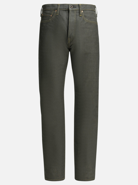 Jeans a gamba dritta Solid colour  Grigio - KAPITAL Uomo | PLP | VIETTI Online Store 
