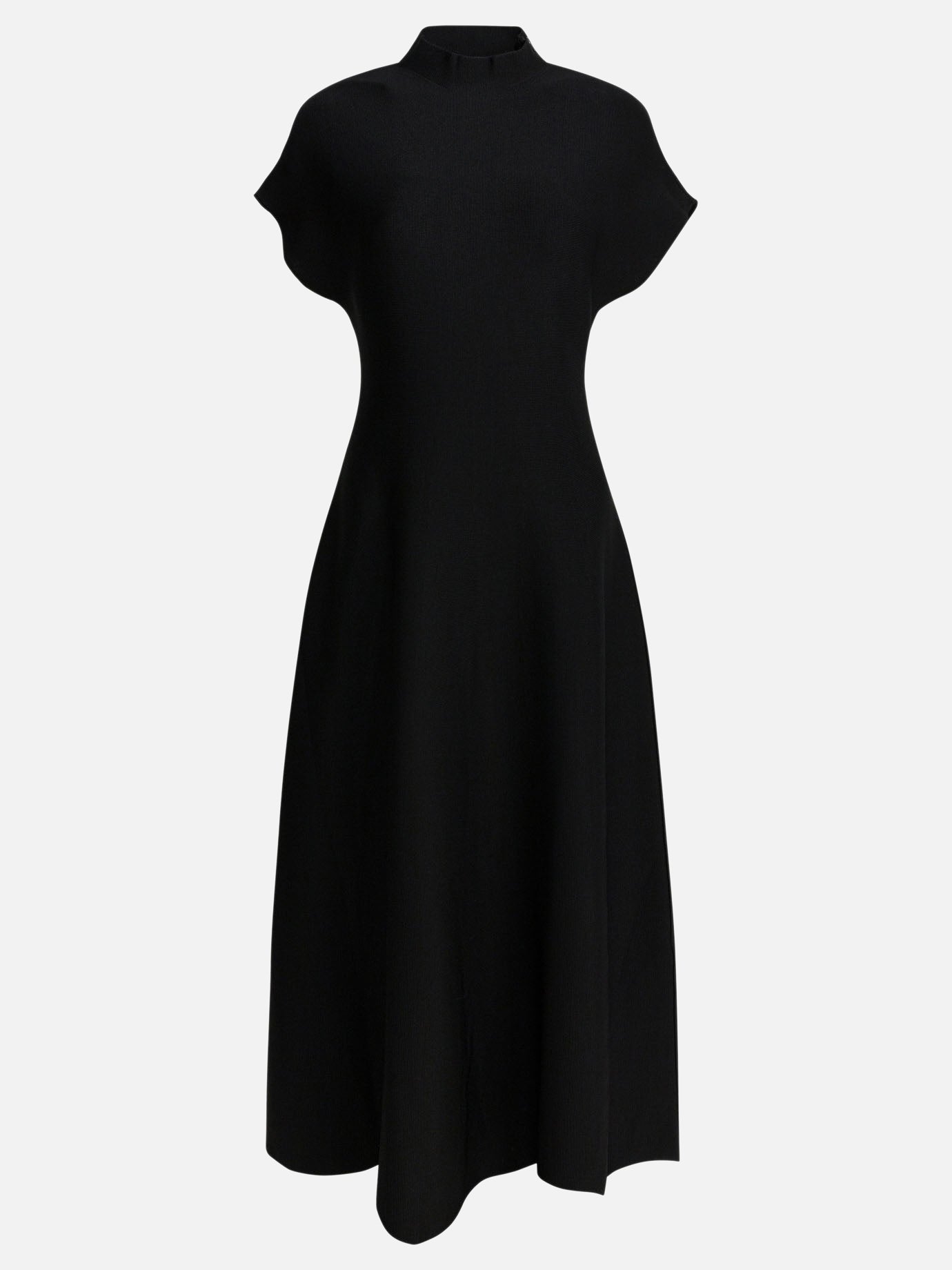 Midi dresses Solid colour  Black - Khaite Women | PDP | VIETTI Online Store | thumbnail