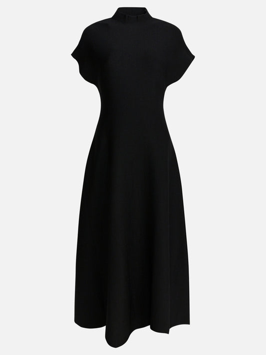 Khaite "Lyra" midi dress Black

