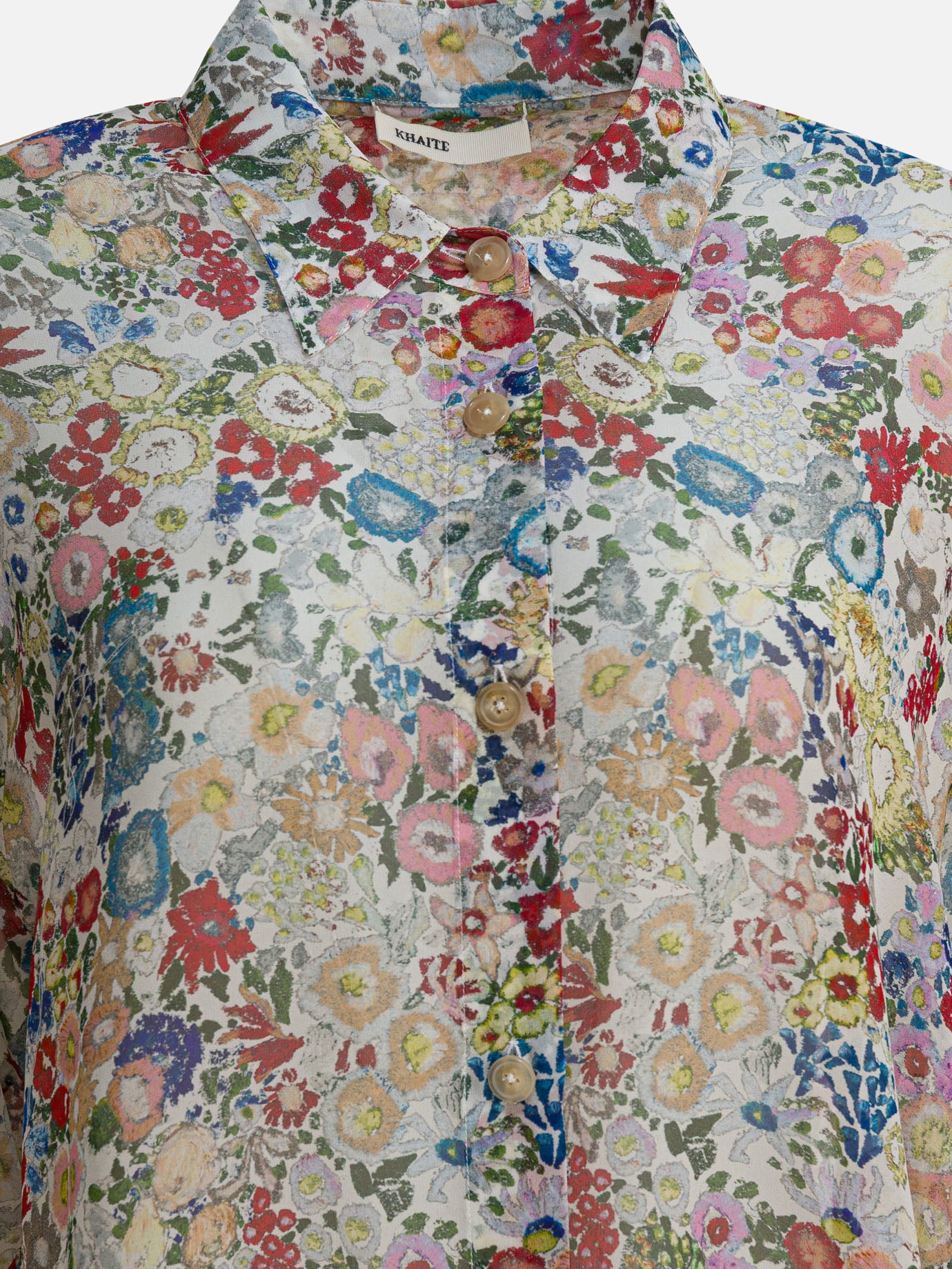 Camicie casual Floral  Bianco - Khaite Donna | PDP | VIETTI Online Store | Zoom-Modal_3
