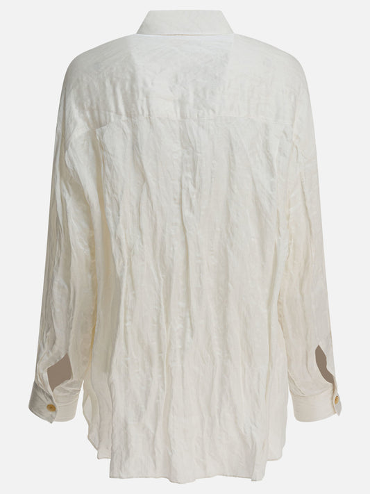 Camicie casual Solid colour  Grigio - Khaite Donna | VIETTI Online Store | 2
