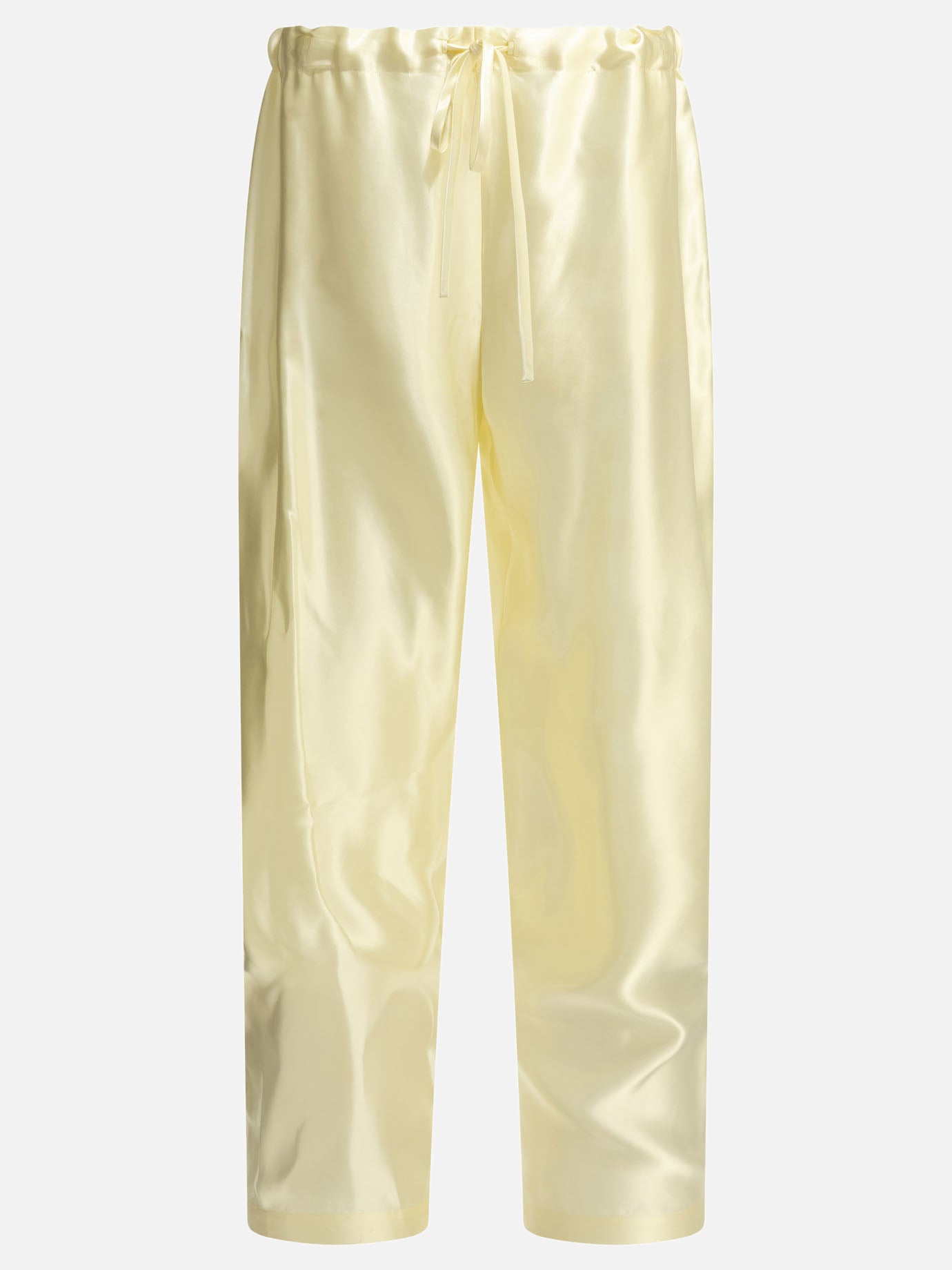 Leisure trousers Solid colour  White - Khaite Women | PDP | VIETTI Online Store | thumbnail