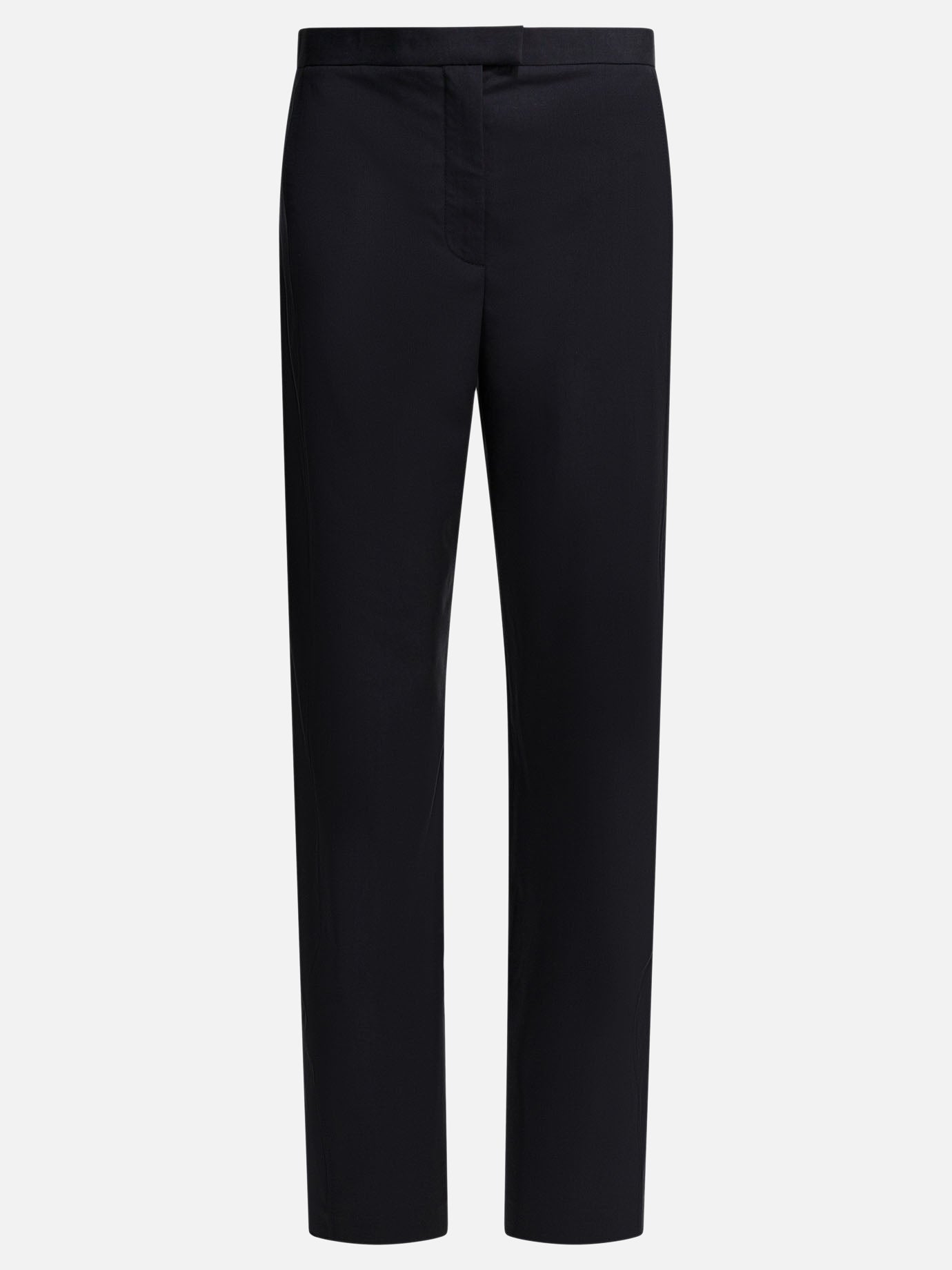 Tailored trousers Solid colour  Blue - Khaite Women | PDP | VIETTI Online Store | thumbnail