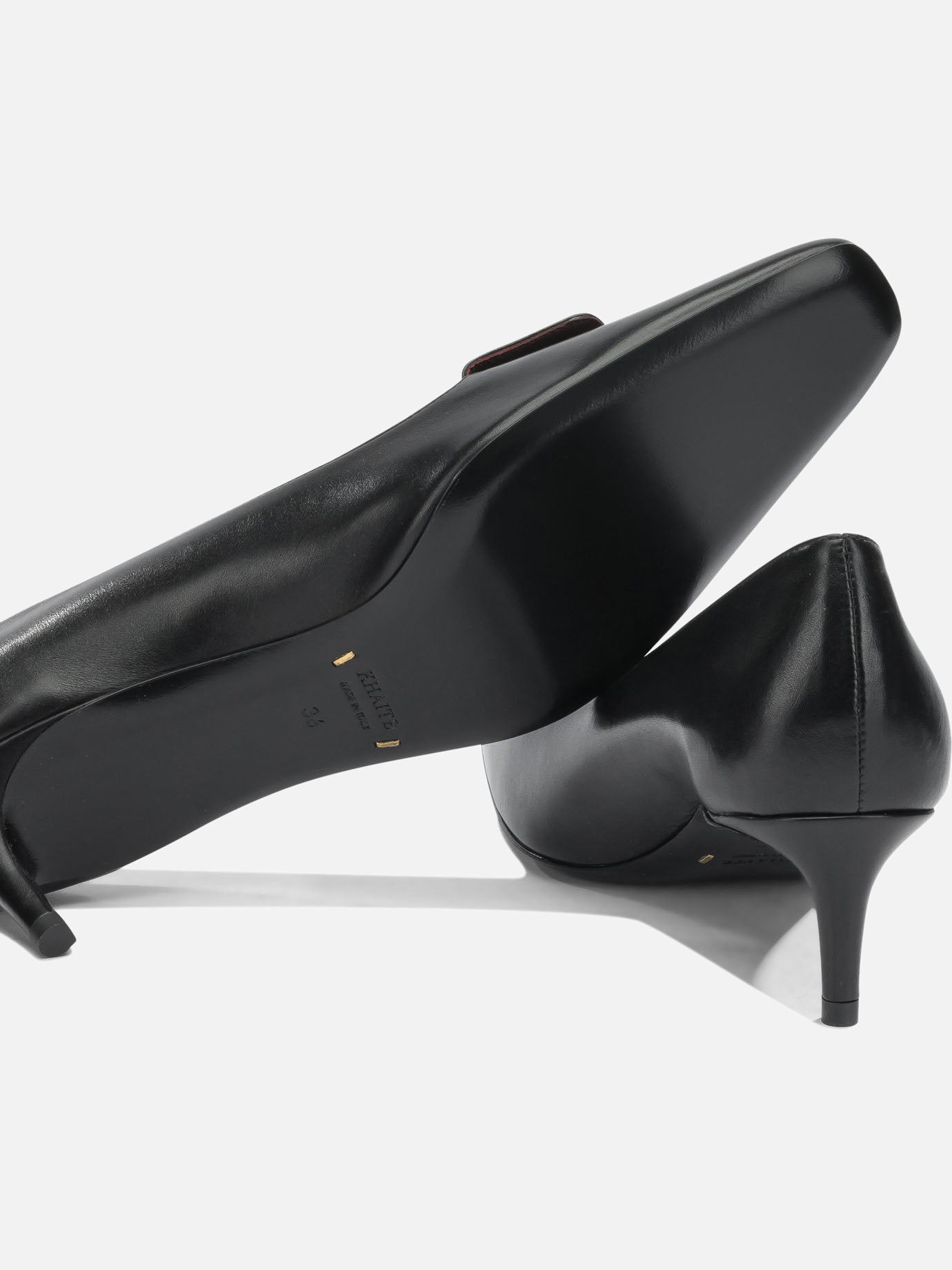 Pumps 100% chlorofibre - 100% chlorofibre  Black - Khaite Women | PDP | VIETTI Online Store | Zoom-Modal_5
