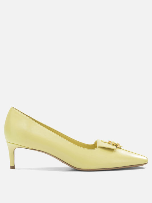 Pumps 100% chlorofibre - 100% chlorofibre  Yellow - Khaite Women | PLP | VIETTI Online Store 

