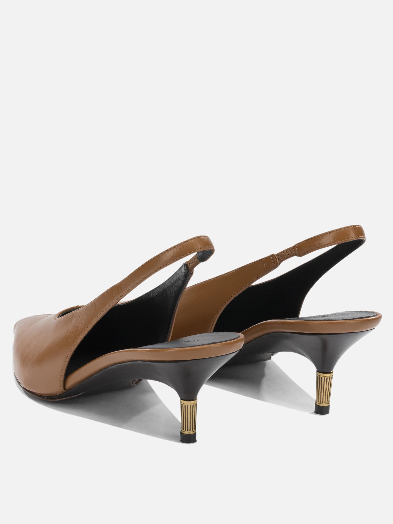 Slingbacks 100% leather - 100% chlorofibre  Brown - Khaite Women | PDP | VIETTI Online Store | thumbnail_4