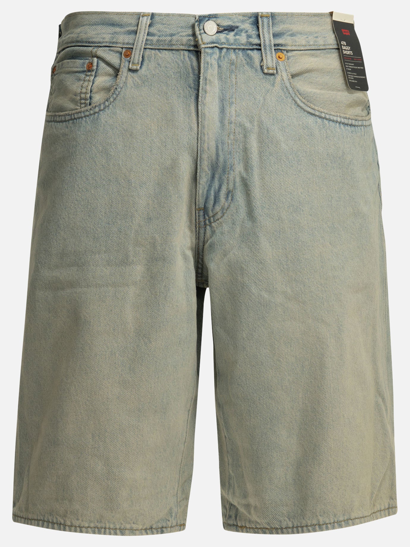 Five pockets shorts Solid colour  Light blue - Levi's Men | PDP | VIETTI Online Store | Zoom-Modal
