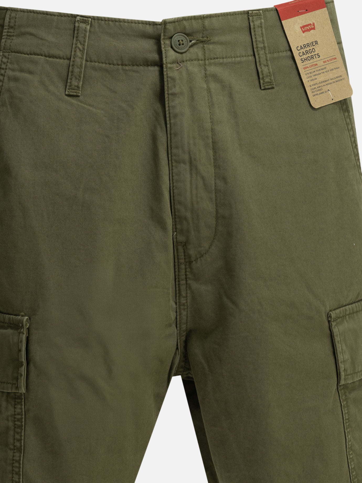 Cargo shorts Solid colour  Green - Levi's Men | PDP | VIETTI Online Store | Zoom-Modal_3

